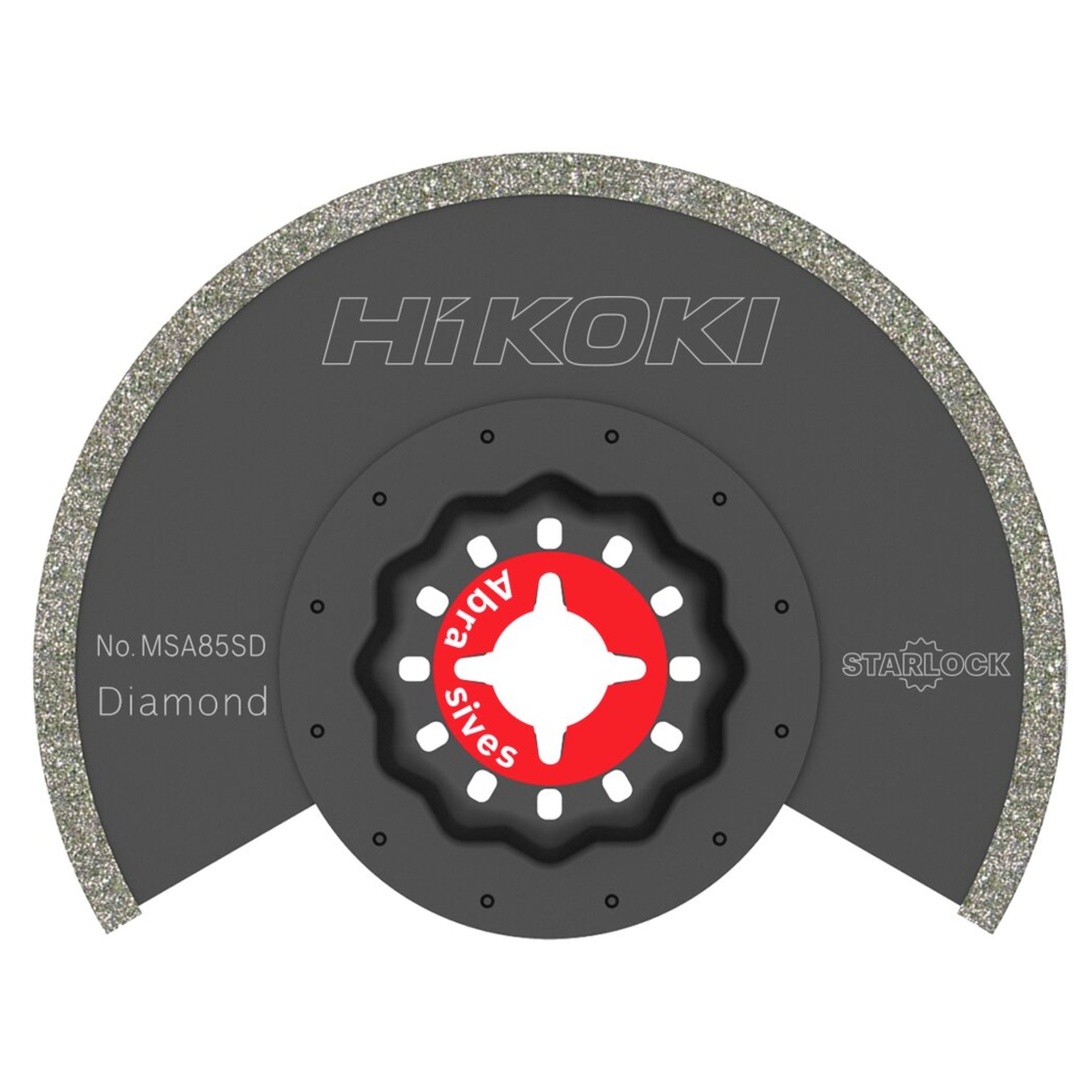 Hikoki Multi tool Blatt Abrasiv Diamant STARLOCK MSA85SD Maschine, Sprach, Rad