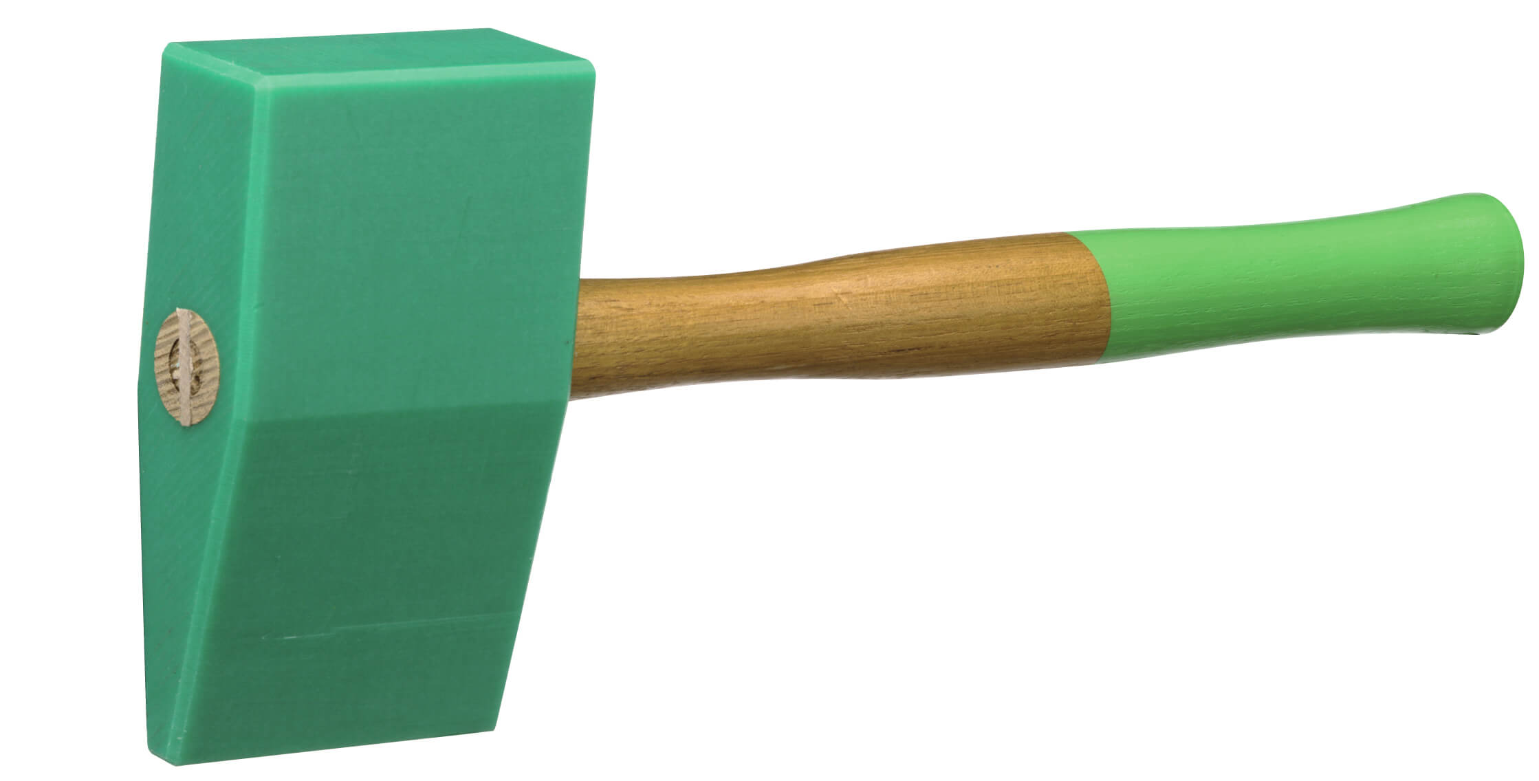 Kunststoff- Deckhammer mit Finne mit Hickorystiel, 85x40x150 mm, Klempner, Freund