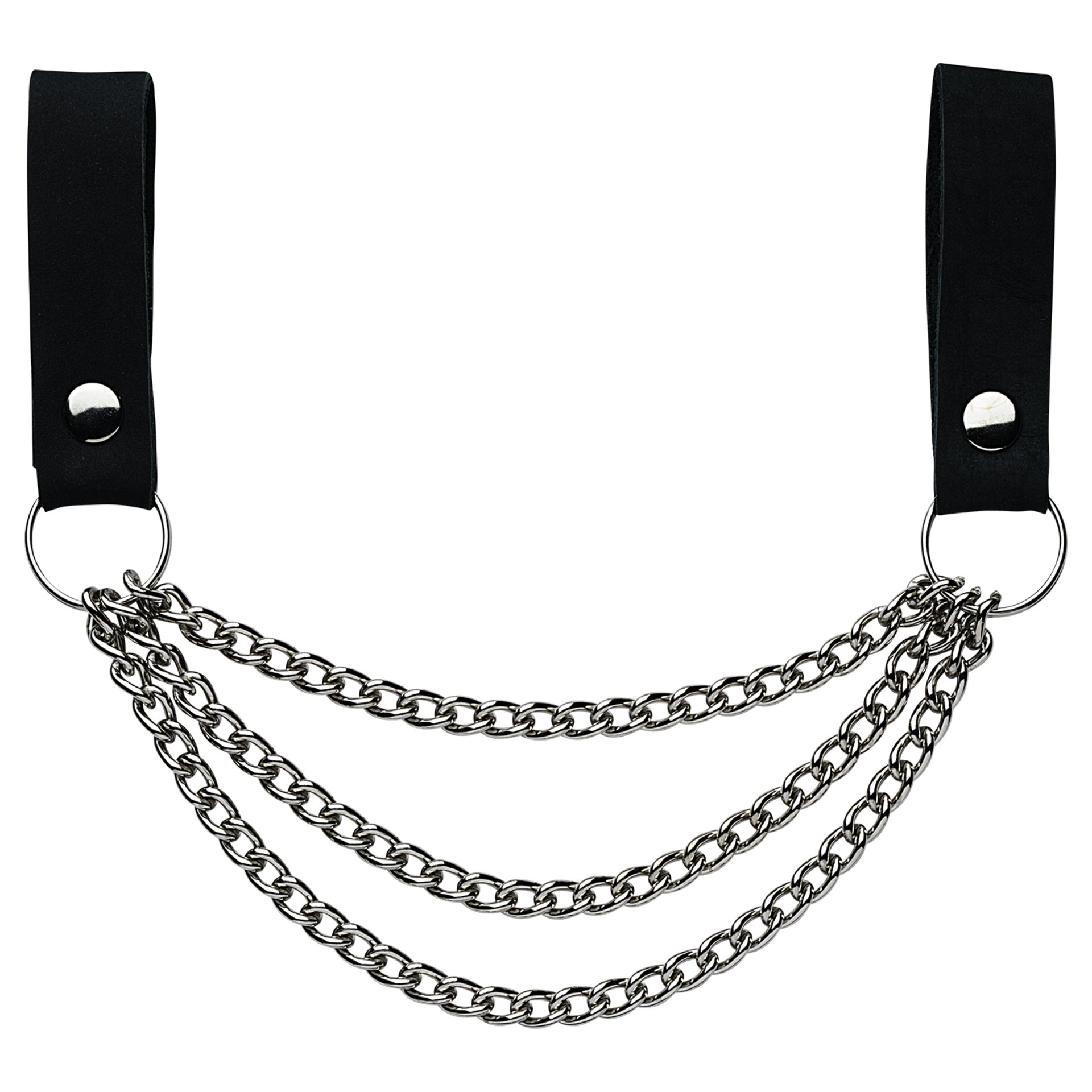 Kette, Kettenhalter, Lederband, Metallkette, Nackenband