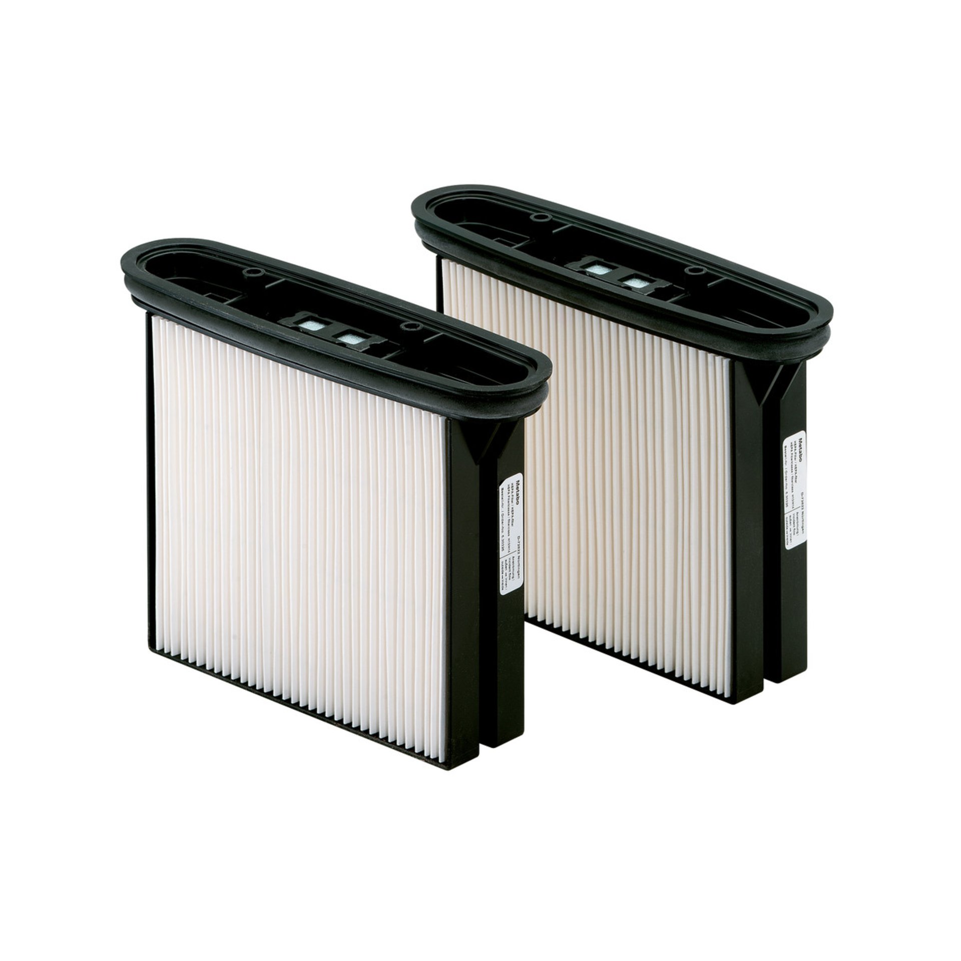 Metabo 2 HEPA-Filterkassetten, Polyester, Staubklasse H (HEPA 14) (630326000) Postfach, Mobiliar, Tabelle