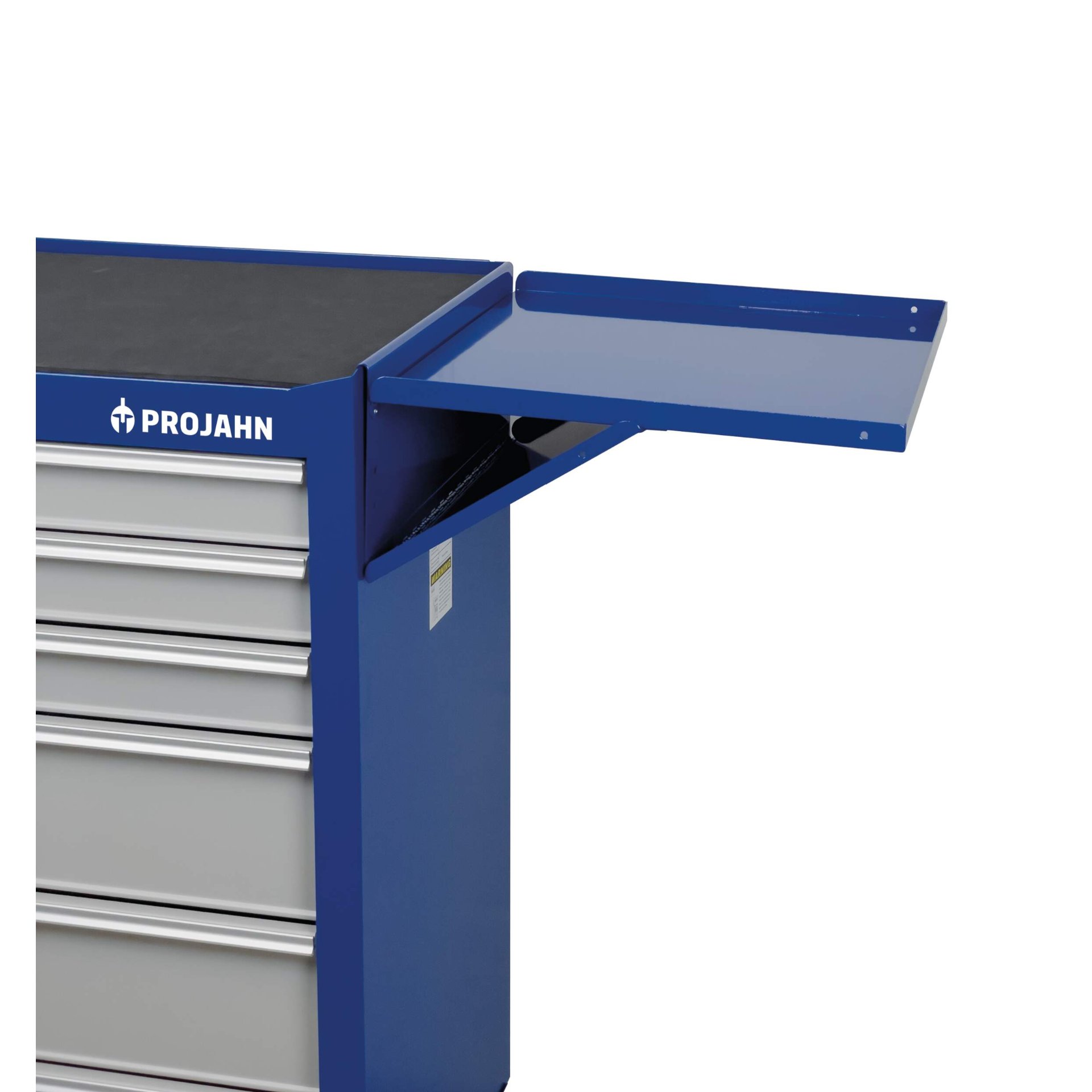 Werkbank, Schubladen, Werkzeugschrank, metallisch blau, Auszugstisch