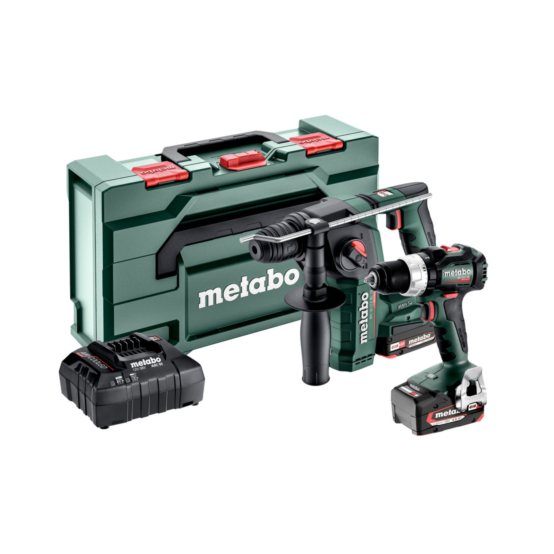 Metabo Akku Combo Set 2.5.2 18V (685182000) - metaBOX 145 L Gerät, Elektrische Bohrmaschine, Werkzeug