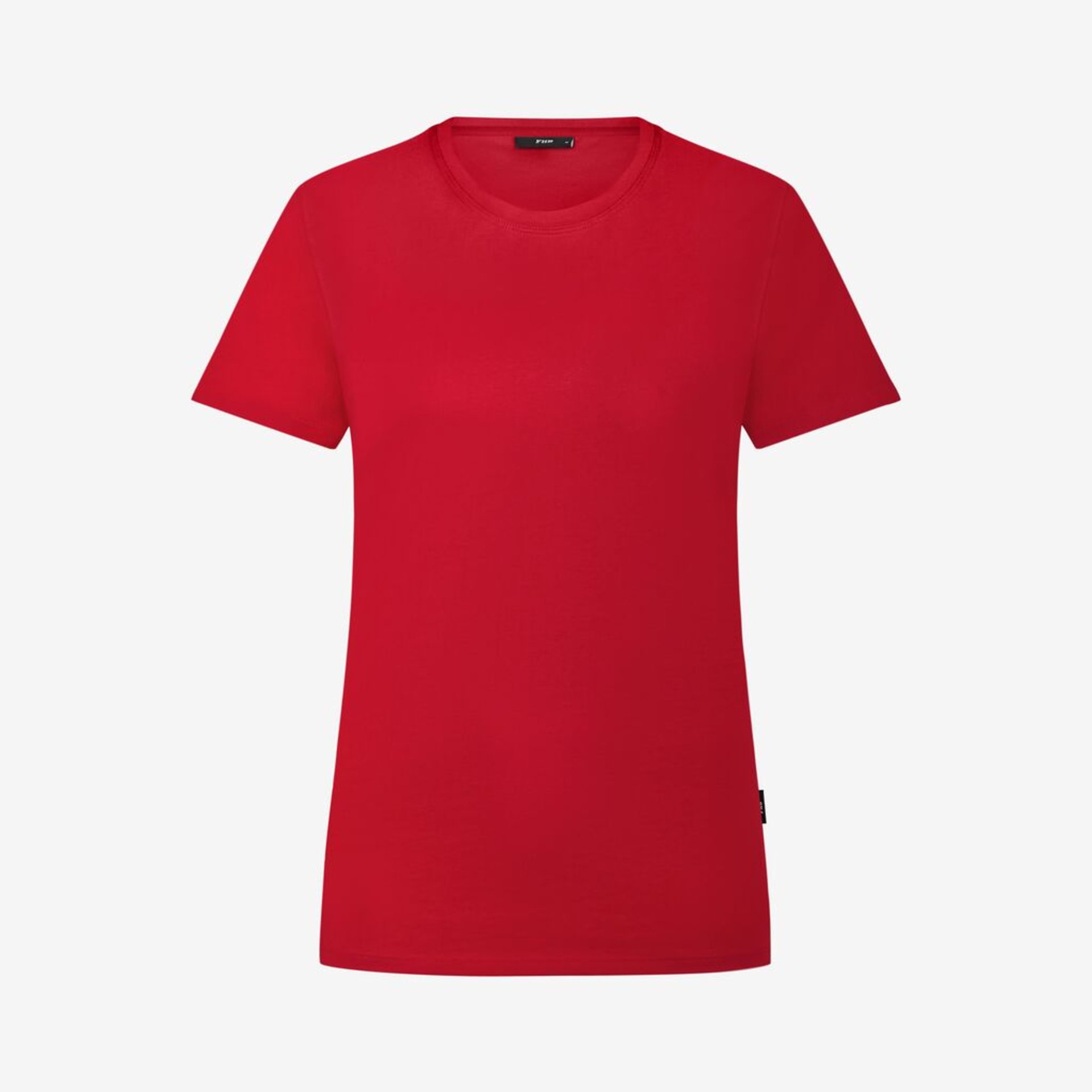 T-Shirt, Plain, Rot, Kurzesleeve, Rundhals