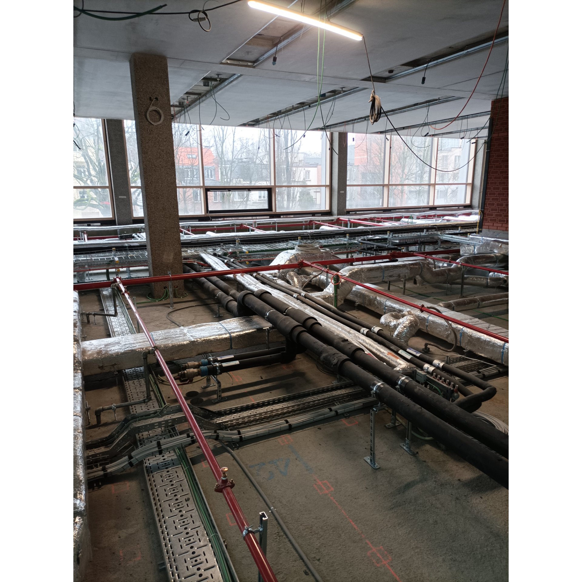 Architektur, Gebäude, Fabrik, Lampe