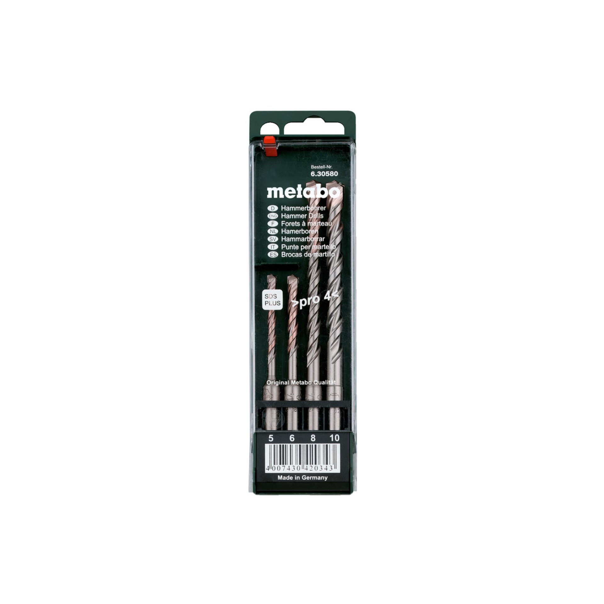 Metabo SDS plus Pro 4-Bohrersatz 4-teilig (630580000) Gerät