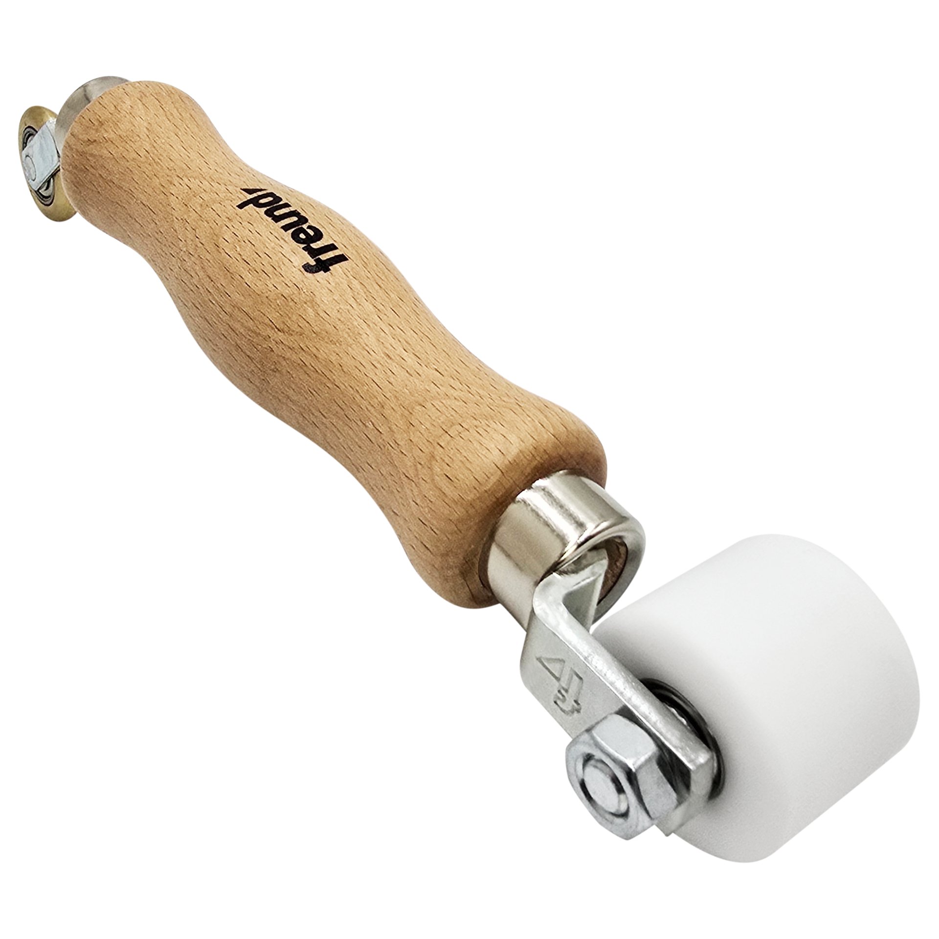 roller, holzgriff, urethane rad, handroller, taschenroller