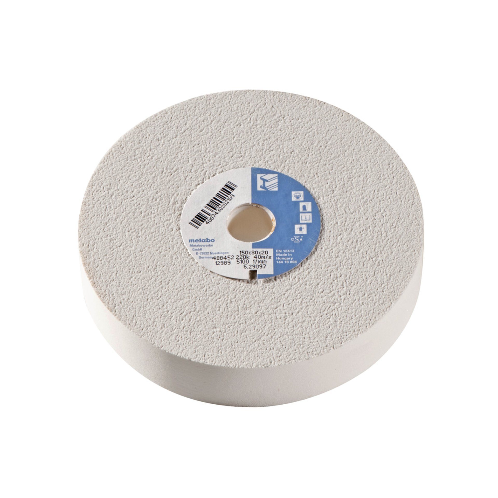 Metabo Schleifscheibe 150x30x20 mm, 220 K, NK,Ds (629097000) Festplatte