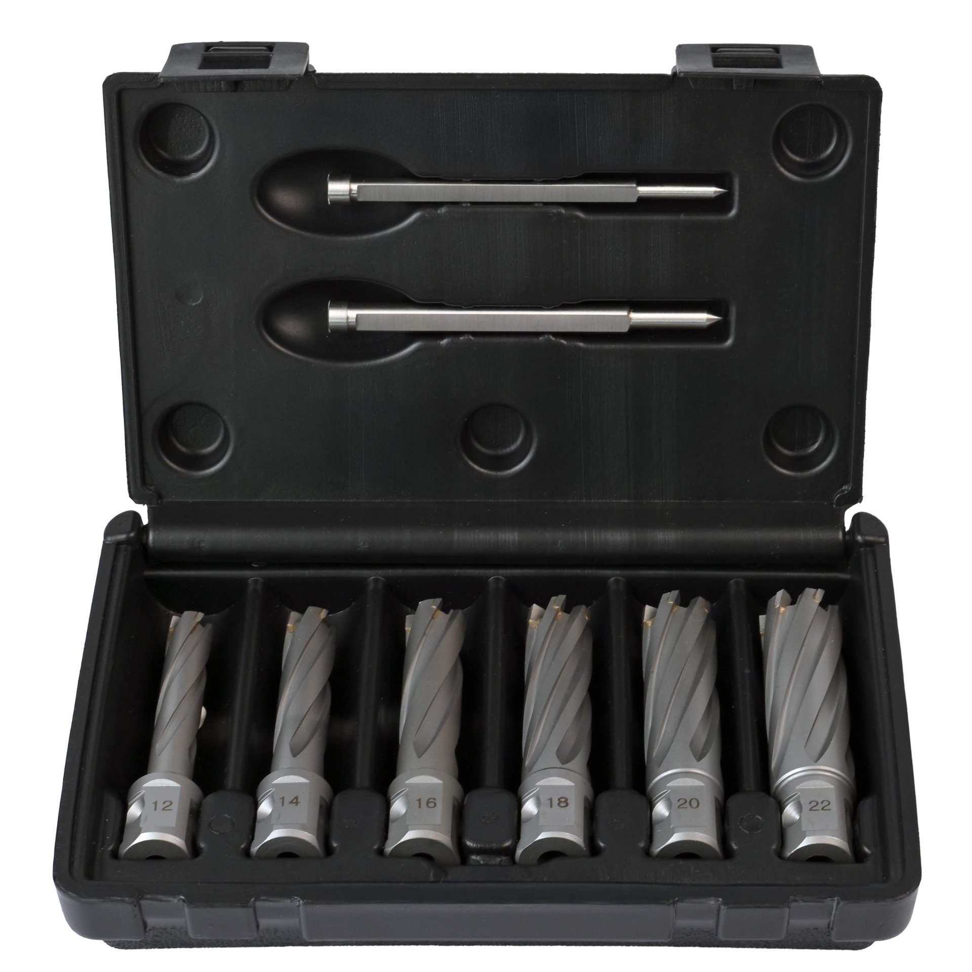 Hobelkernbohrer, Schruppbohrer, Schneidsatz, Metallbohrer, Satz