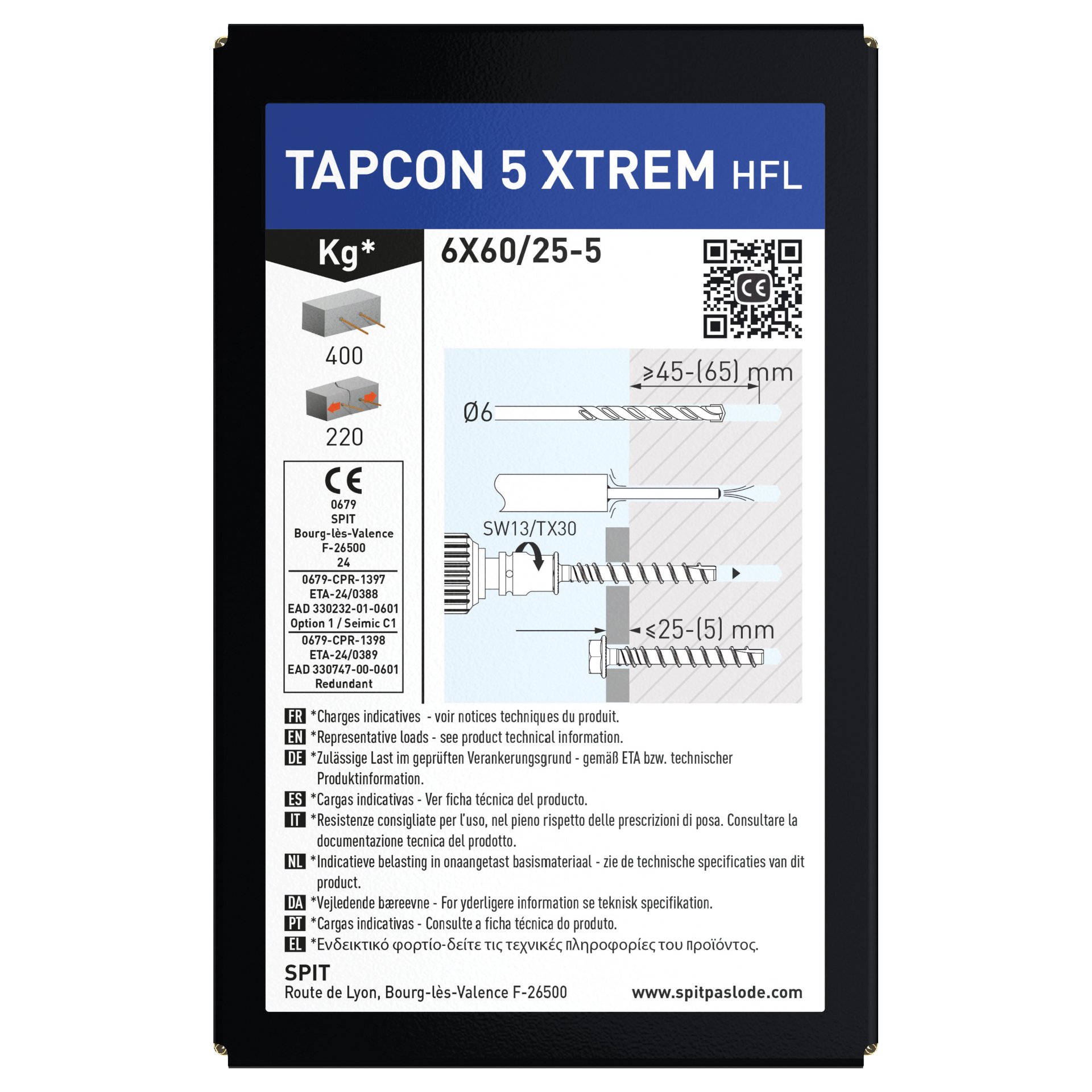 Text, QR-Code