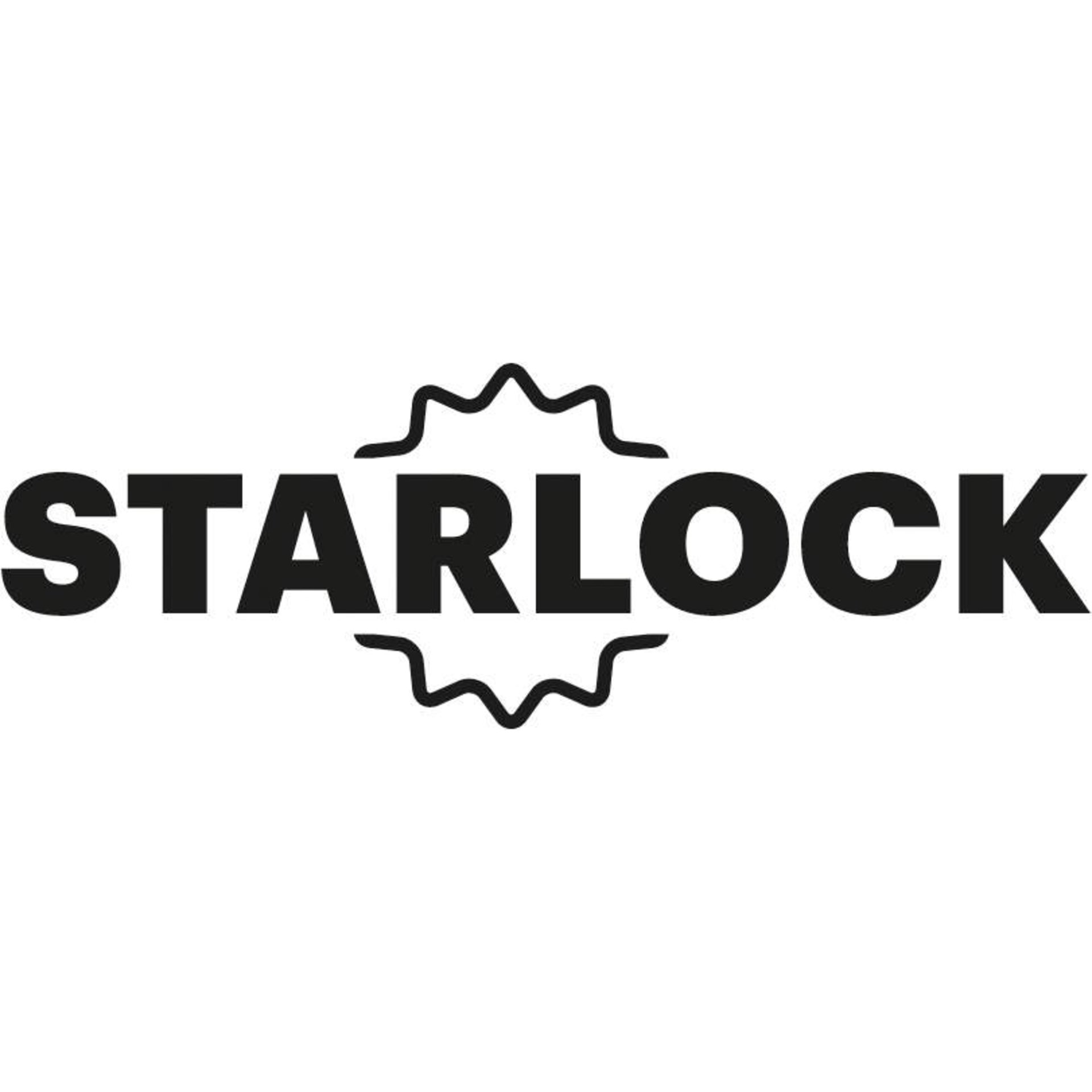 starlock, logo, schwarz, text, marke