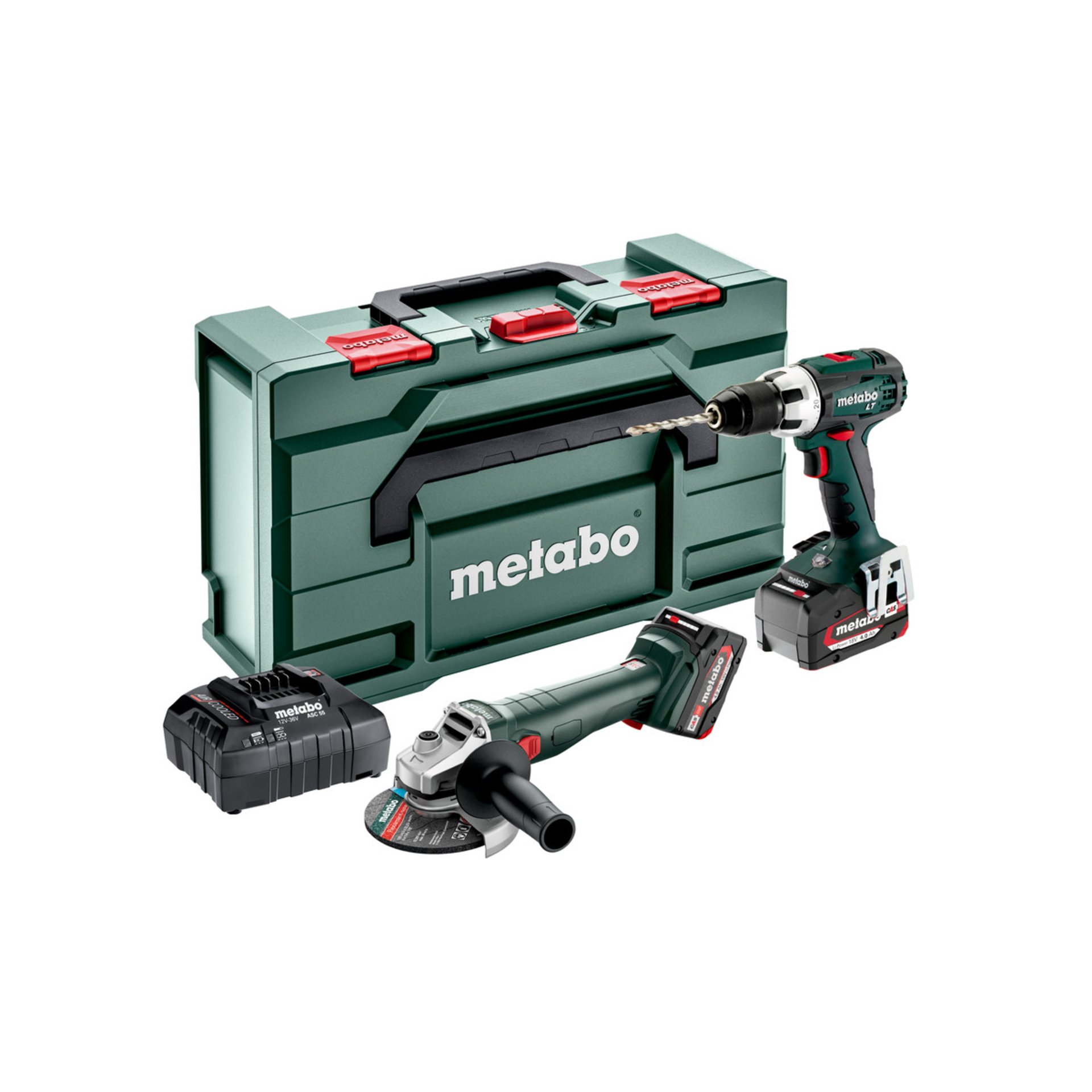Metabo Akku Combo Set 2.4.1 18 V (685206510) - metaBOX 165 L Gerät, Elektrische Bohrmaschine, Werkzeug