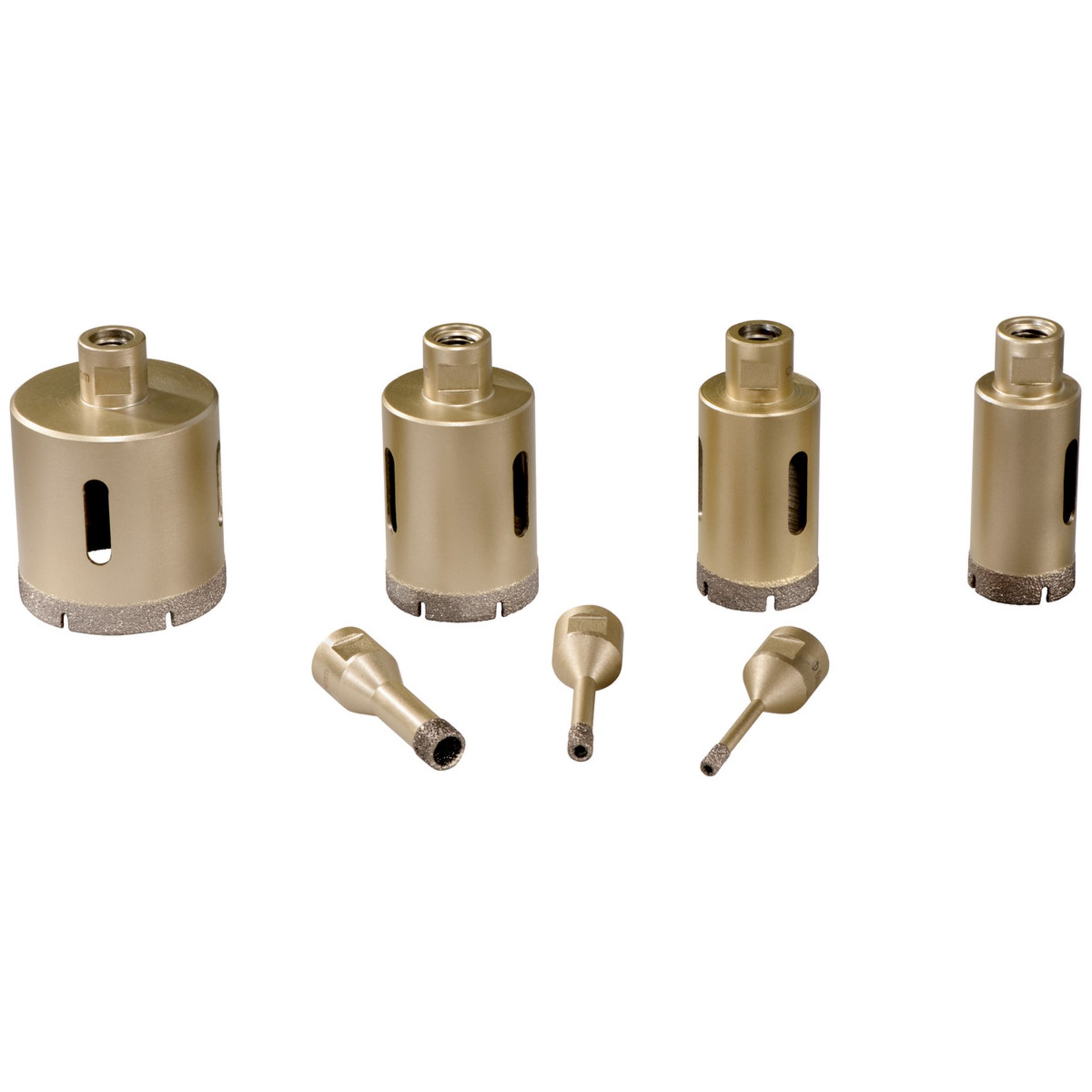Metabo Fliesen-Diamantbohrkronen-Set "Dry", 7-teilig, M 14 (628317000) Metabo Fliesen-Diamantbohrkronen-Set "Dry", 7-teilig, M 14 (628317000)
