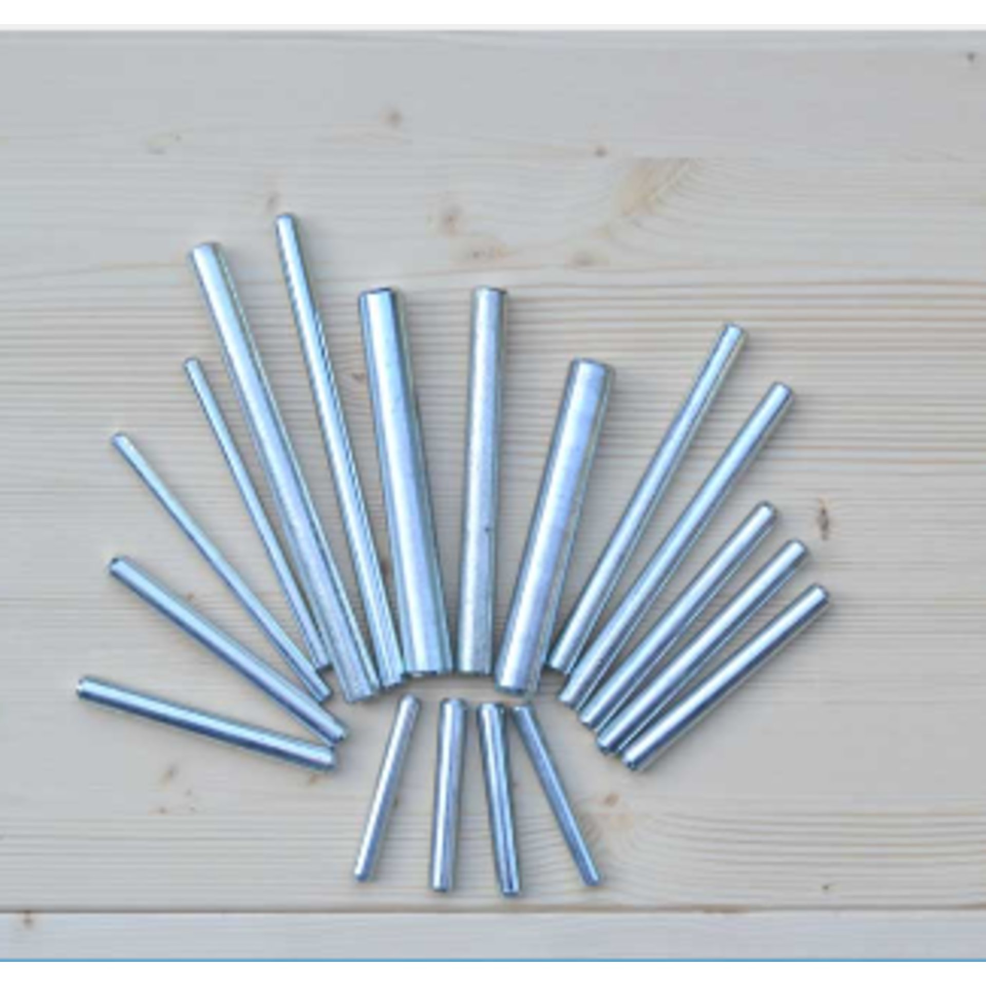 metallstangen, stahlstangen, galvanisiert, zylinder, bauteile