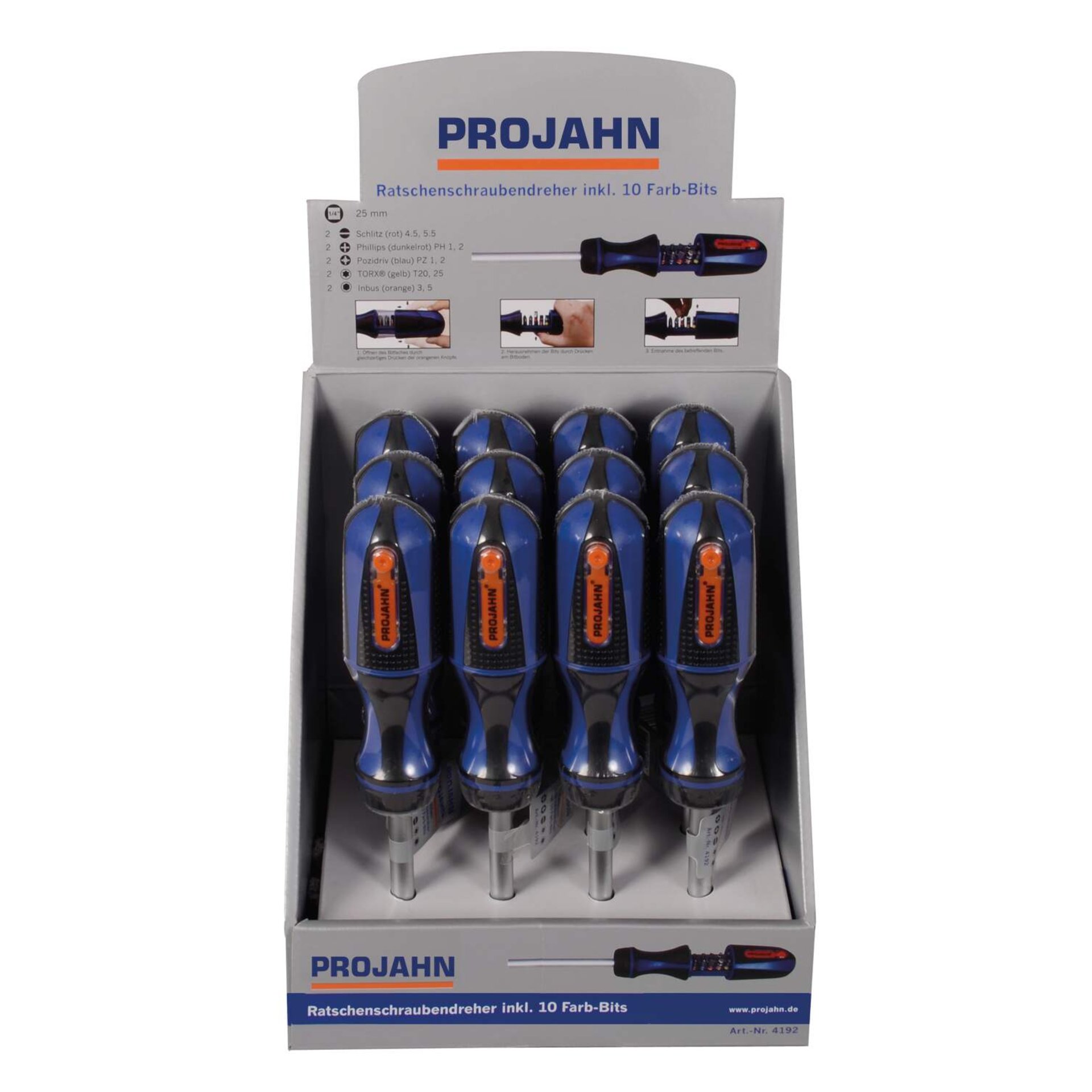 Schraubendreher, Schraubensatz, Kunststoffgriff, Inbus, Torx