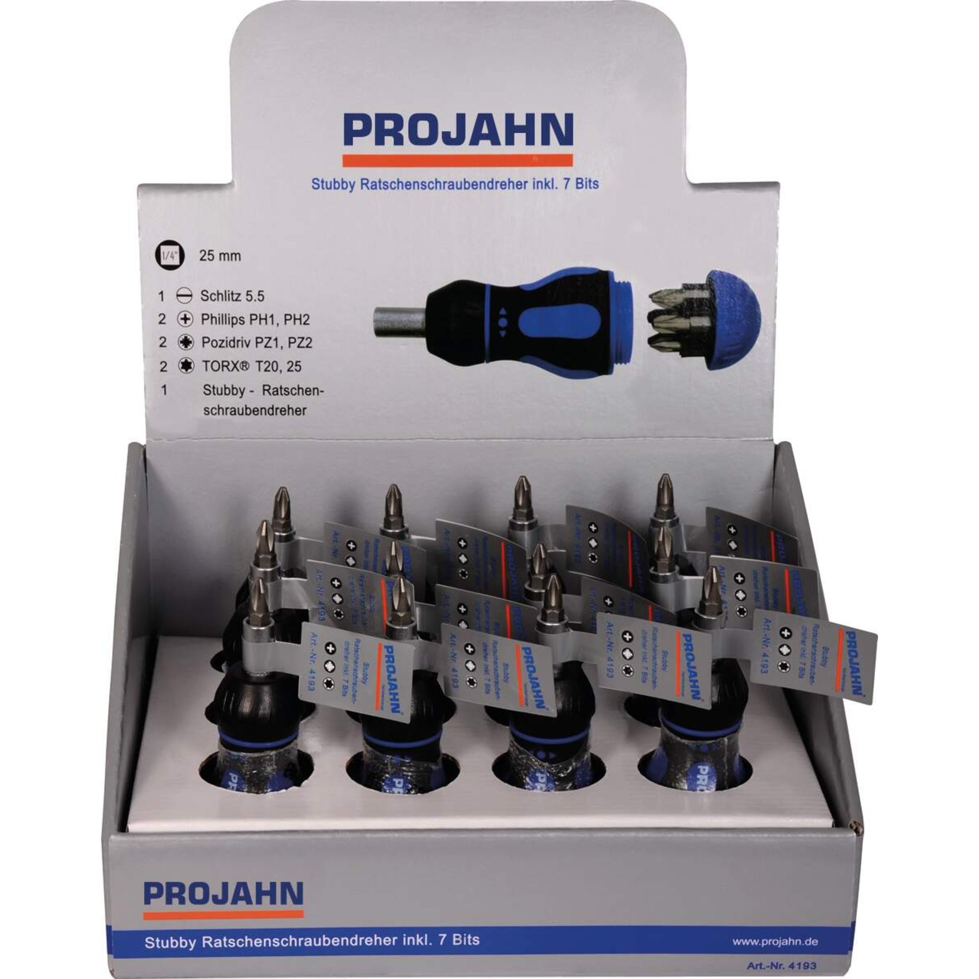 Schraubendreher, Bitset, Stubbby, Ratschenschraubendreher, Klingen-Set