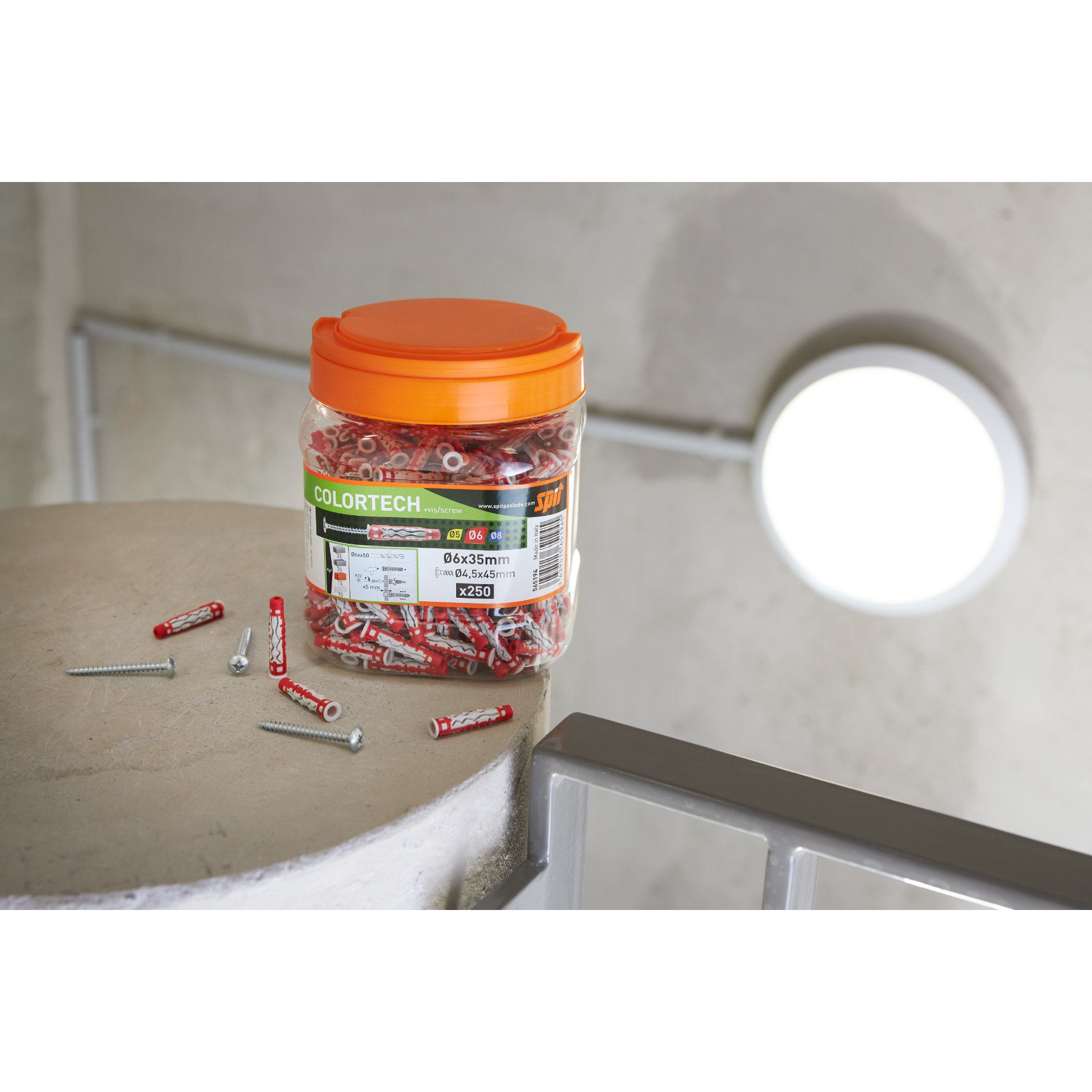 Maschine, Schraube, Glas