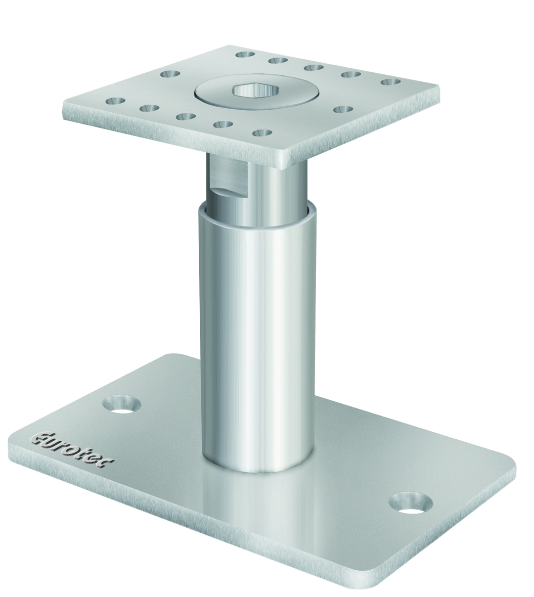 PediX-140-50 Pfostenträger, PediX 140 + 50 mm 140-190 mm Stützenfuß