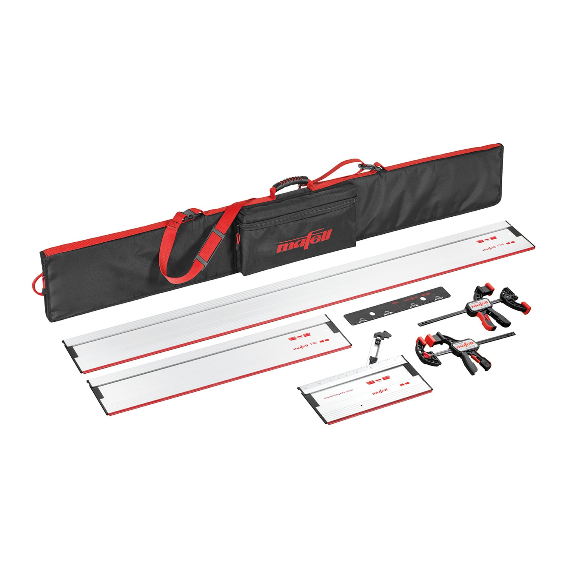 Mafell Führungsschienentaschen-Set, F 80 + F 160 + F-WA + F-VS + 2 x F-SZ 180MM + TZ-FST1600