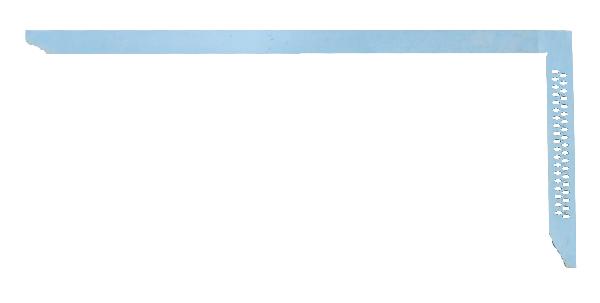 HEDÜ Zimmermannswinkel hedue ZK 1000 mm mit Anreißlöcher