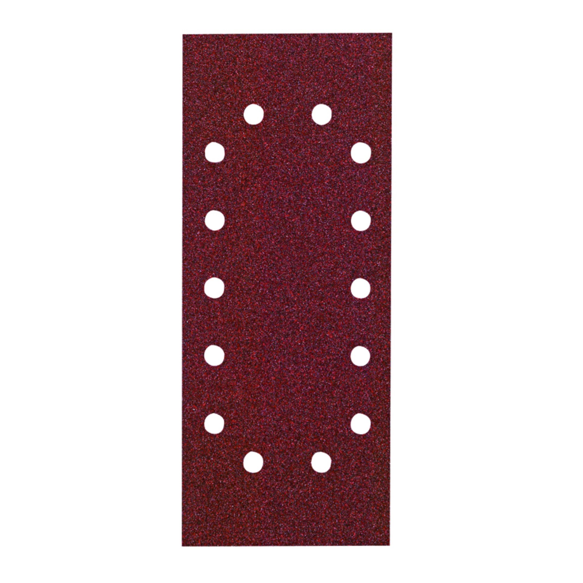 Hikoki 10 Schleifblätter 115x280mm zum Spannen, Rot Dekoration für Zuhause, Teppich, Muster
