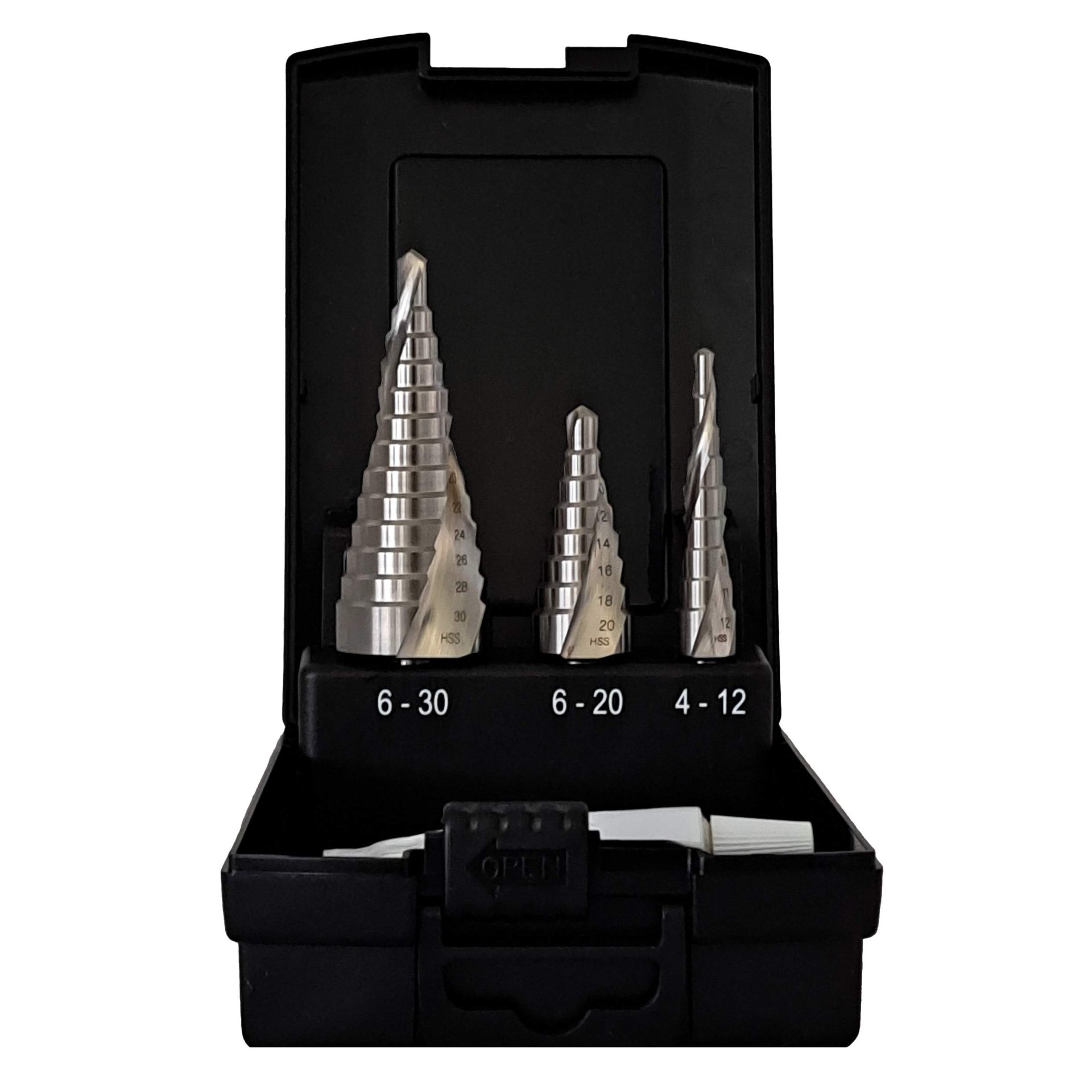 Bohrer, Fräser, Bohrer-Set, Kunststoffkoffer, HSS-Bohrer