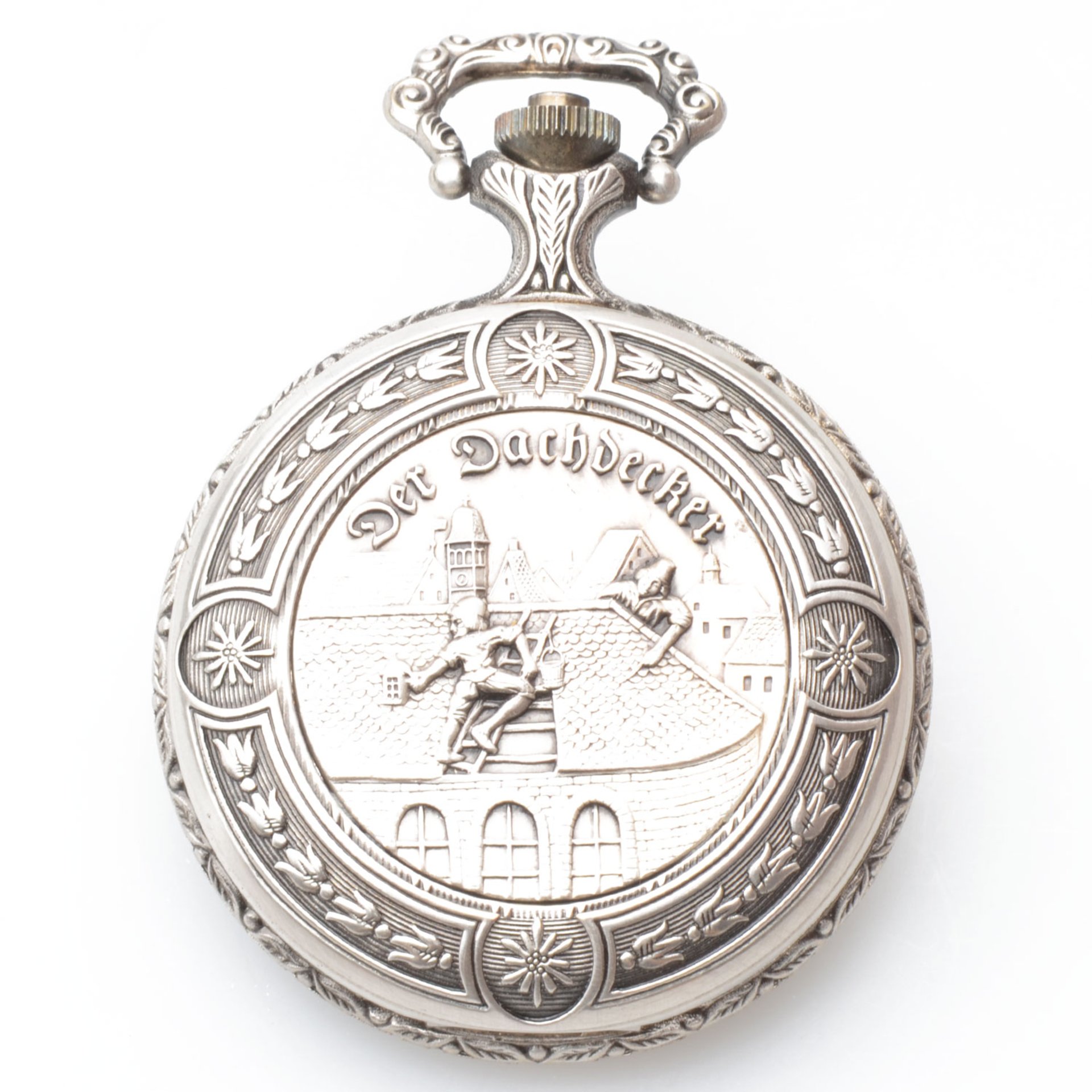 Dachdecker Zunft Taschenuhr "ganz ruhig" im Etui Zubehor, Anhänger, Schmuck, Medaillon