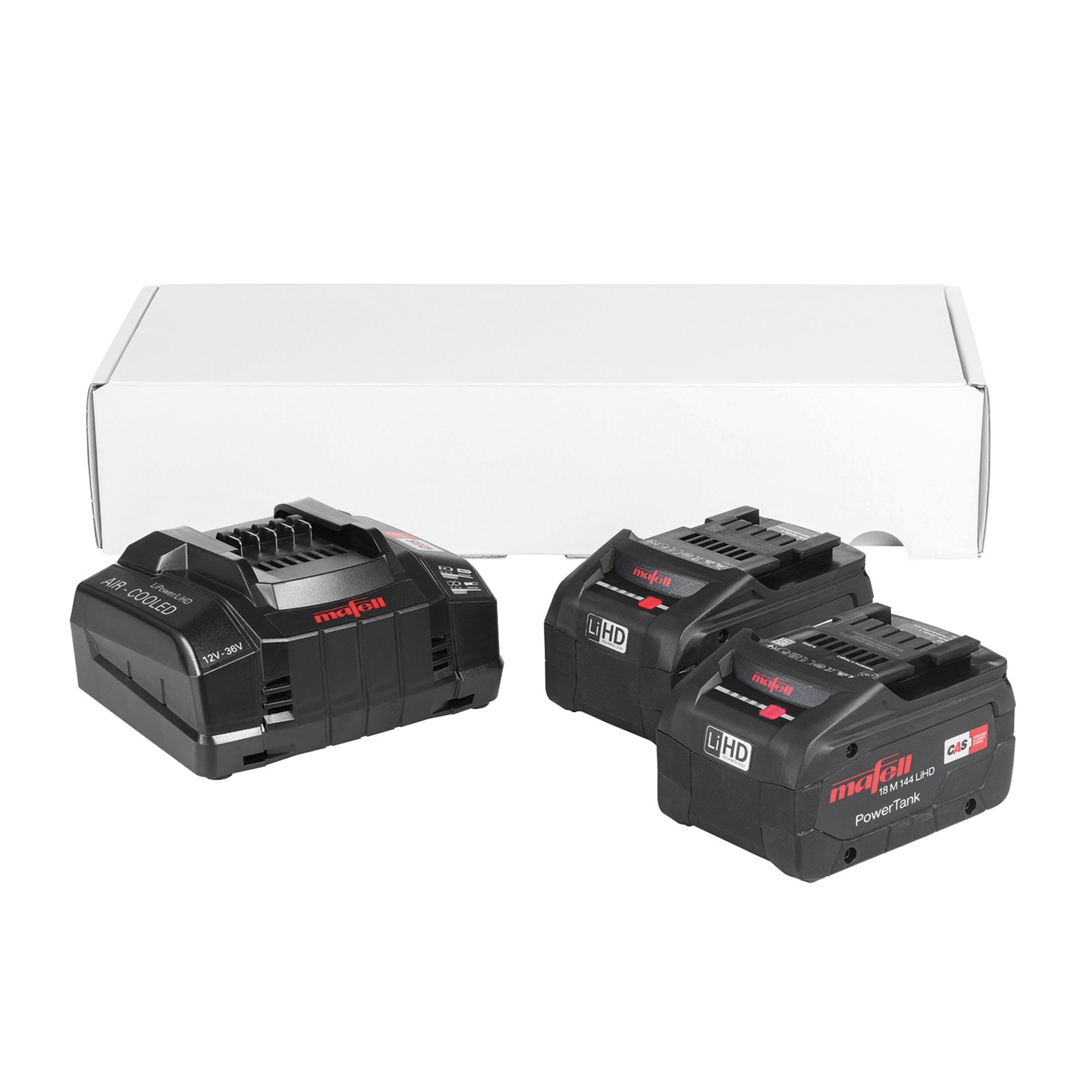 Mafell Power-Set 3: 2x 18 M 144 LiHD + APS M+