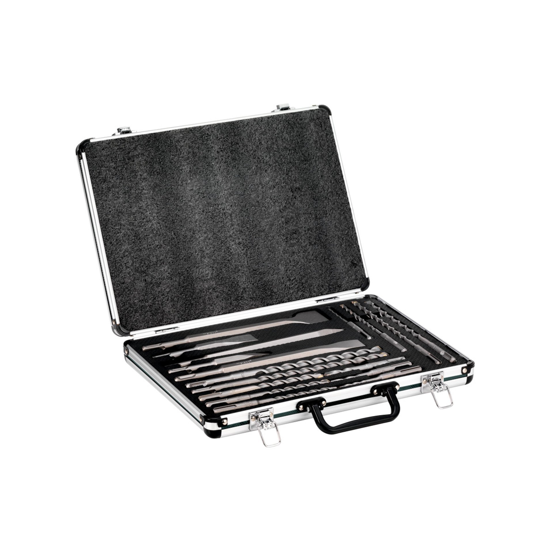 Metabo SDS-plus Bohrer-/Meisselset SP,17-teilig, im Alukoffer (628414000) Tasche, Laptop, PC, Schusswaffe, Waffe