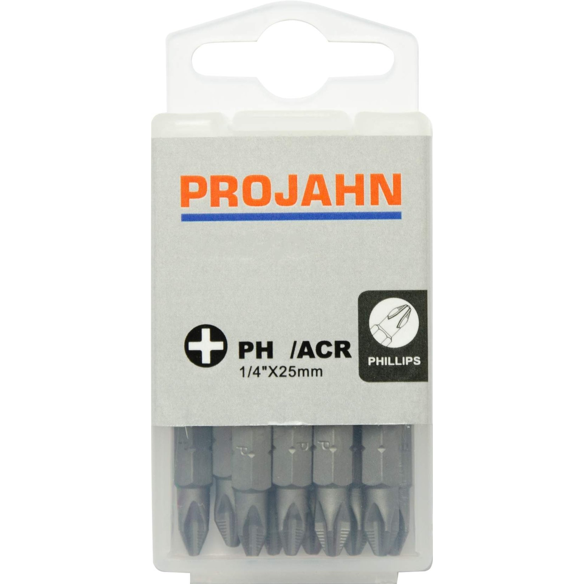 Proxxon bits, Schraubendreherbits, PH / ACR, 1/4" x 25mm, Phillips Spitzen