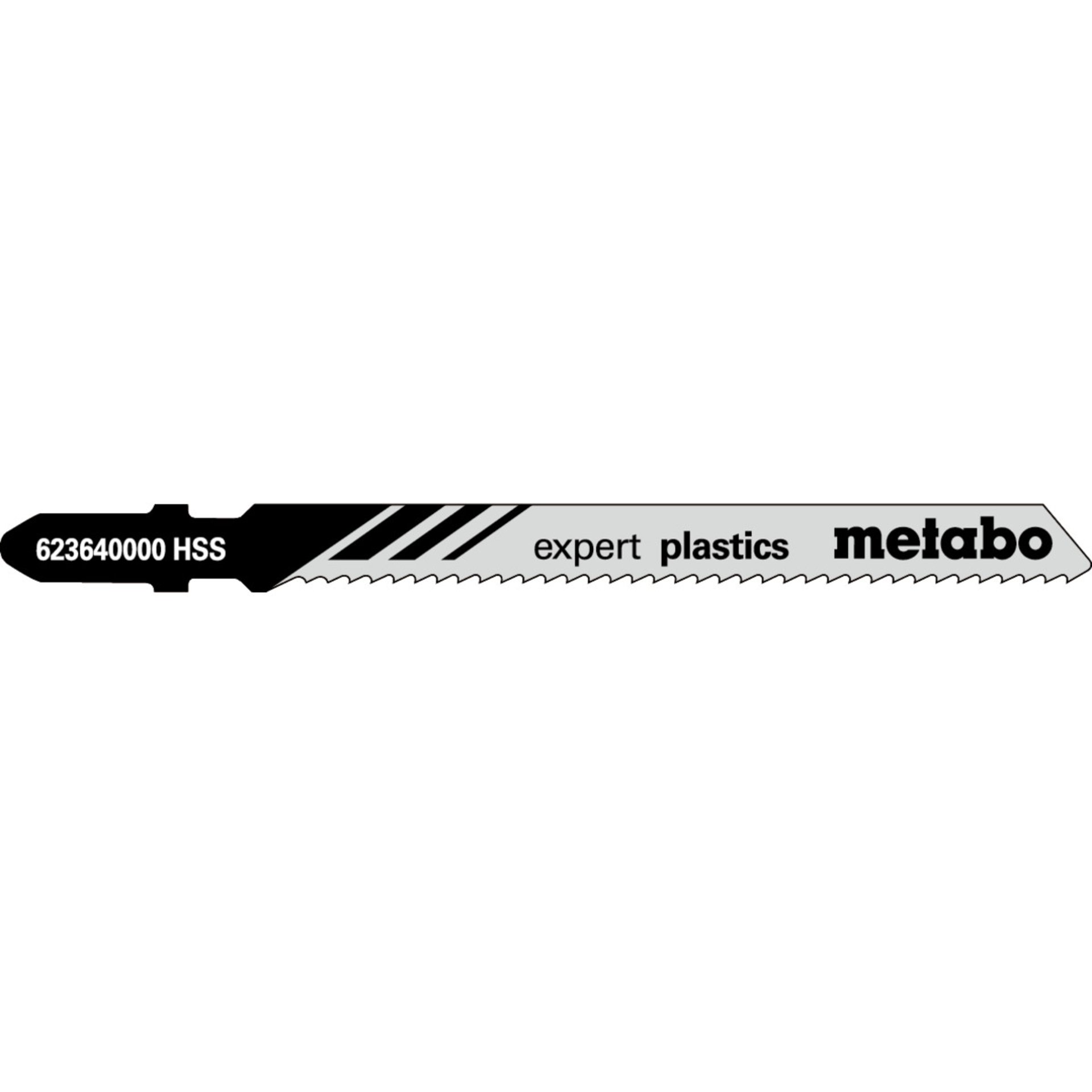 Metabo 5 Stichsägeblätter "expert plastics" 74/2,0mm (623640000) Metabo 5 Stichsägeblätter "expert plastics" 74/2,0mm (623640000)