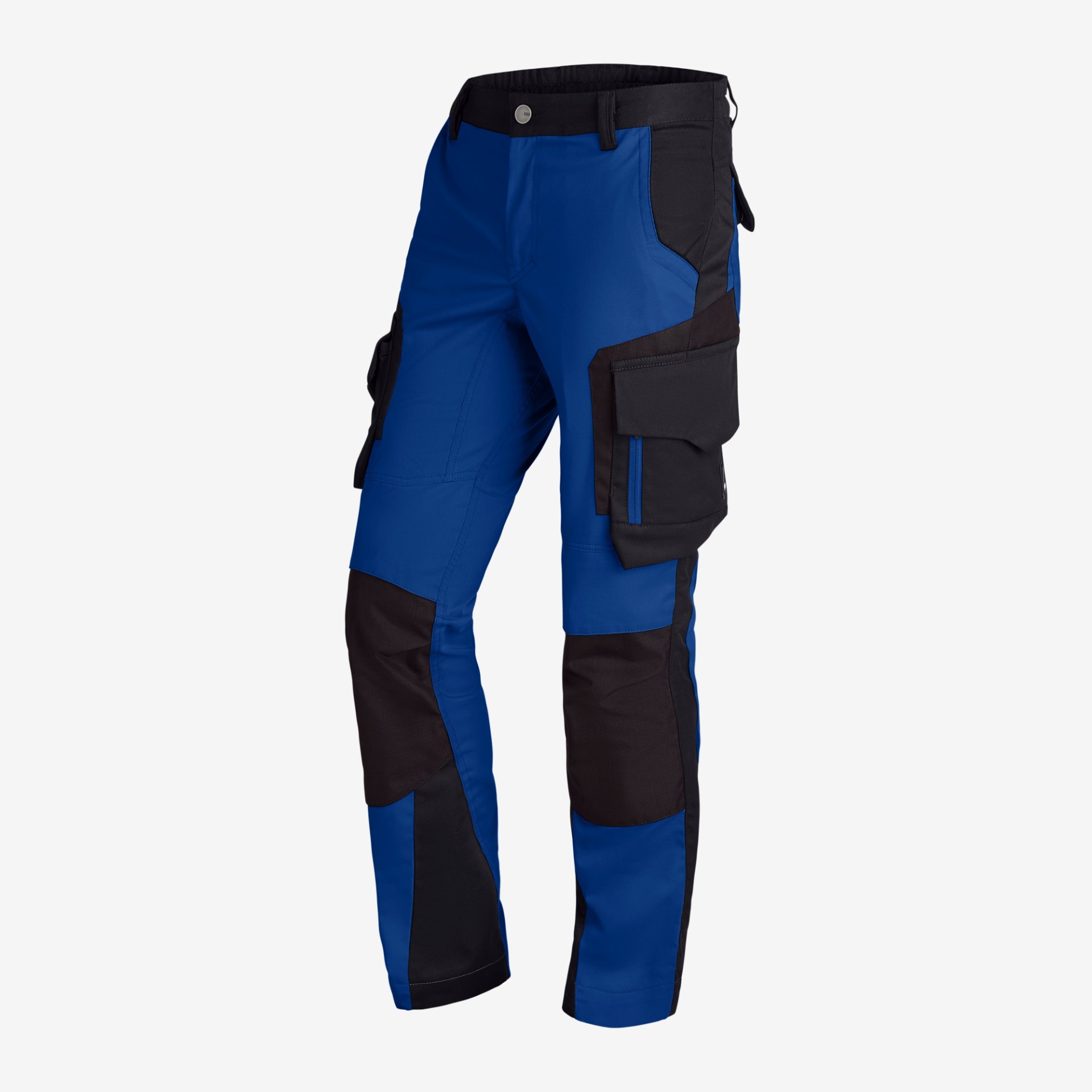 Arbeitshose, Hose, Cargo, Blau, Gurte/Klipplaschen