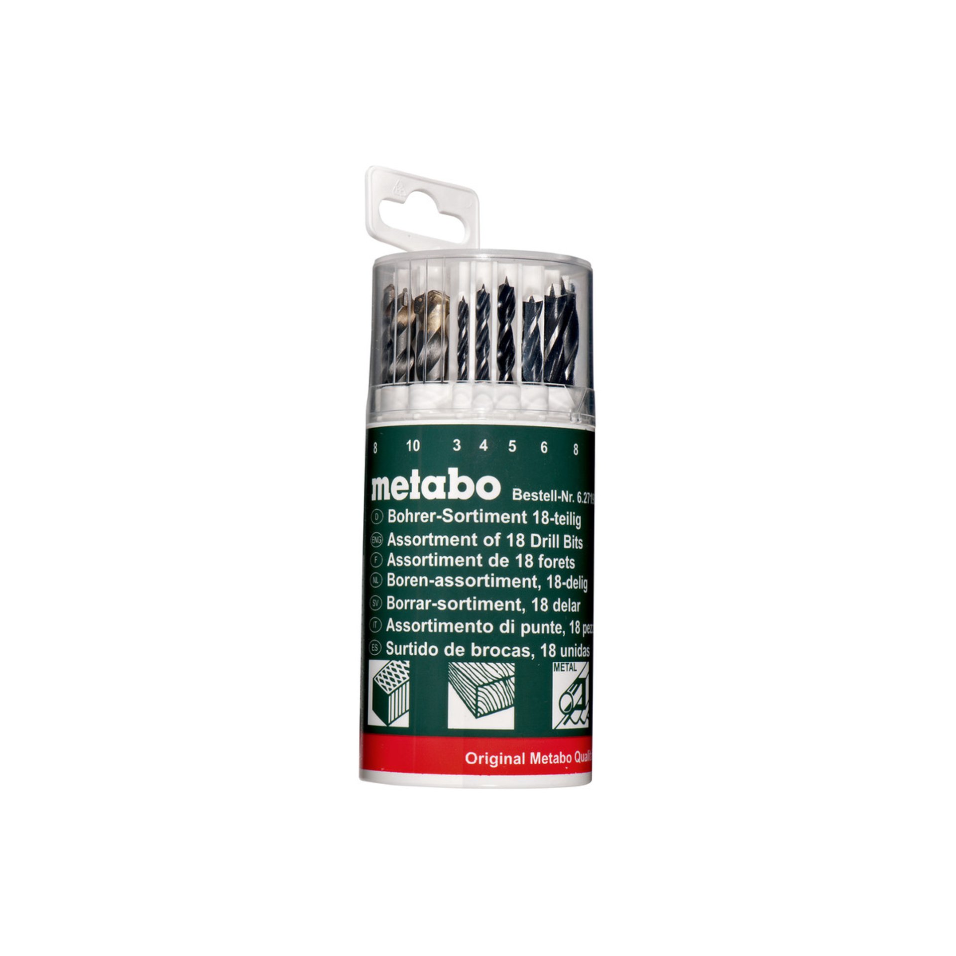 Metabo Bohrersortiment, 18-teilig (627190000) Pinsel, Gerät, Werkzeug