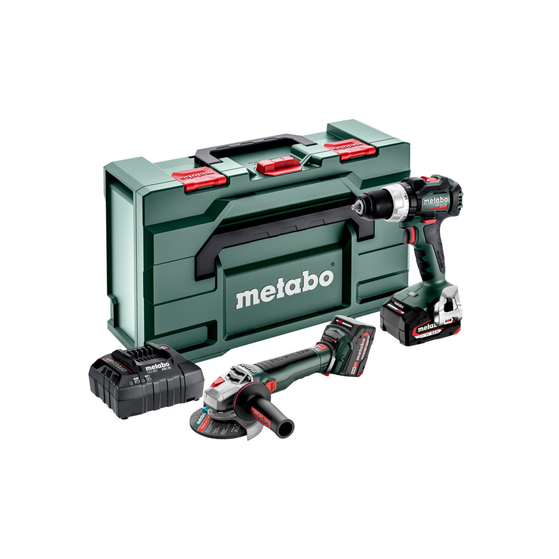 Metabo Akku Combo Set 2.9.4 18 V (685208650) - metaBOX 165 L Gerät, Elektrische Bohrmaschine, Werkzeug