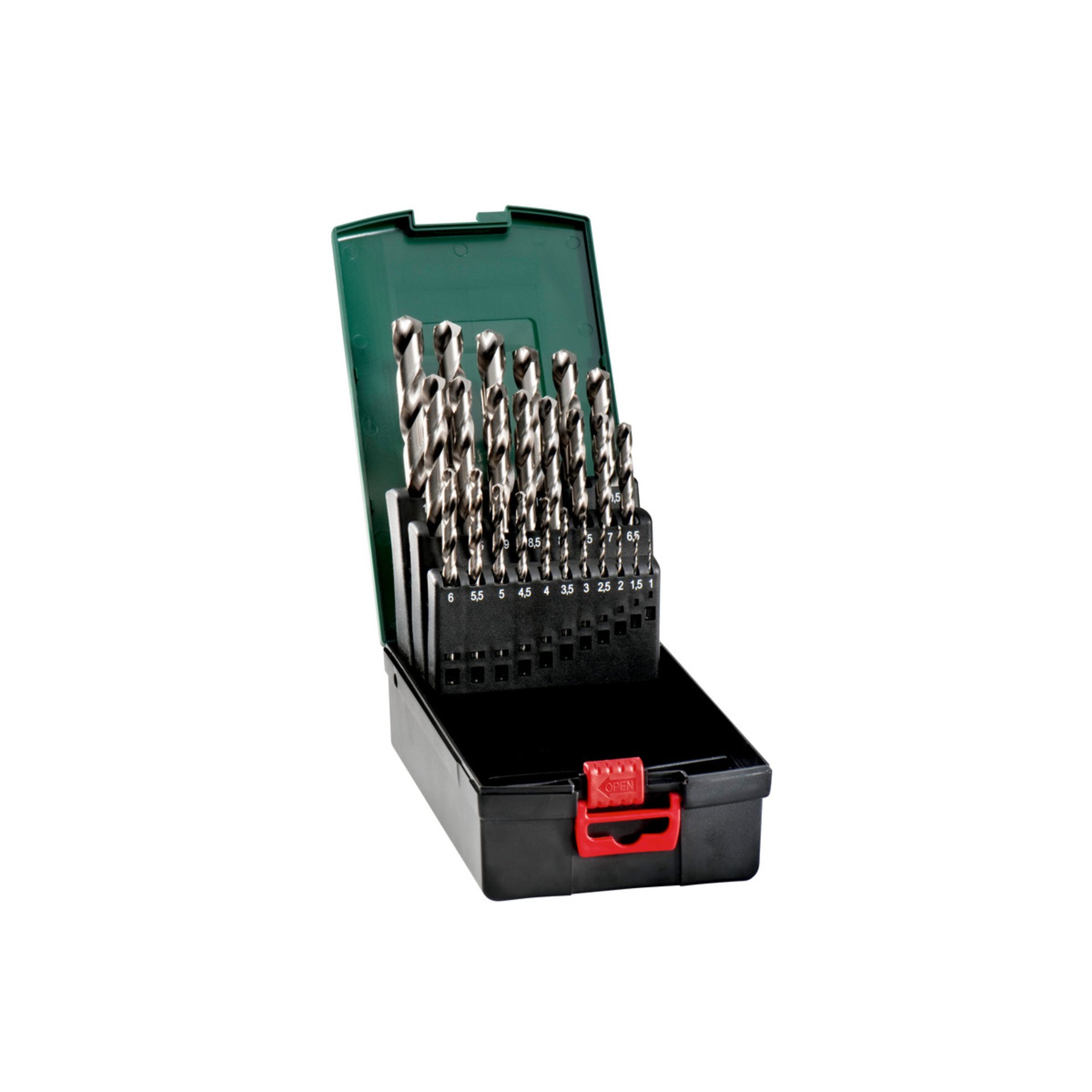 Metabo HSS-G-Bohrerkassette, 25-teilig (627098000) Gerät