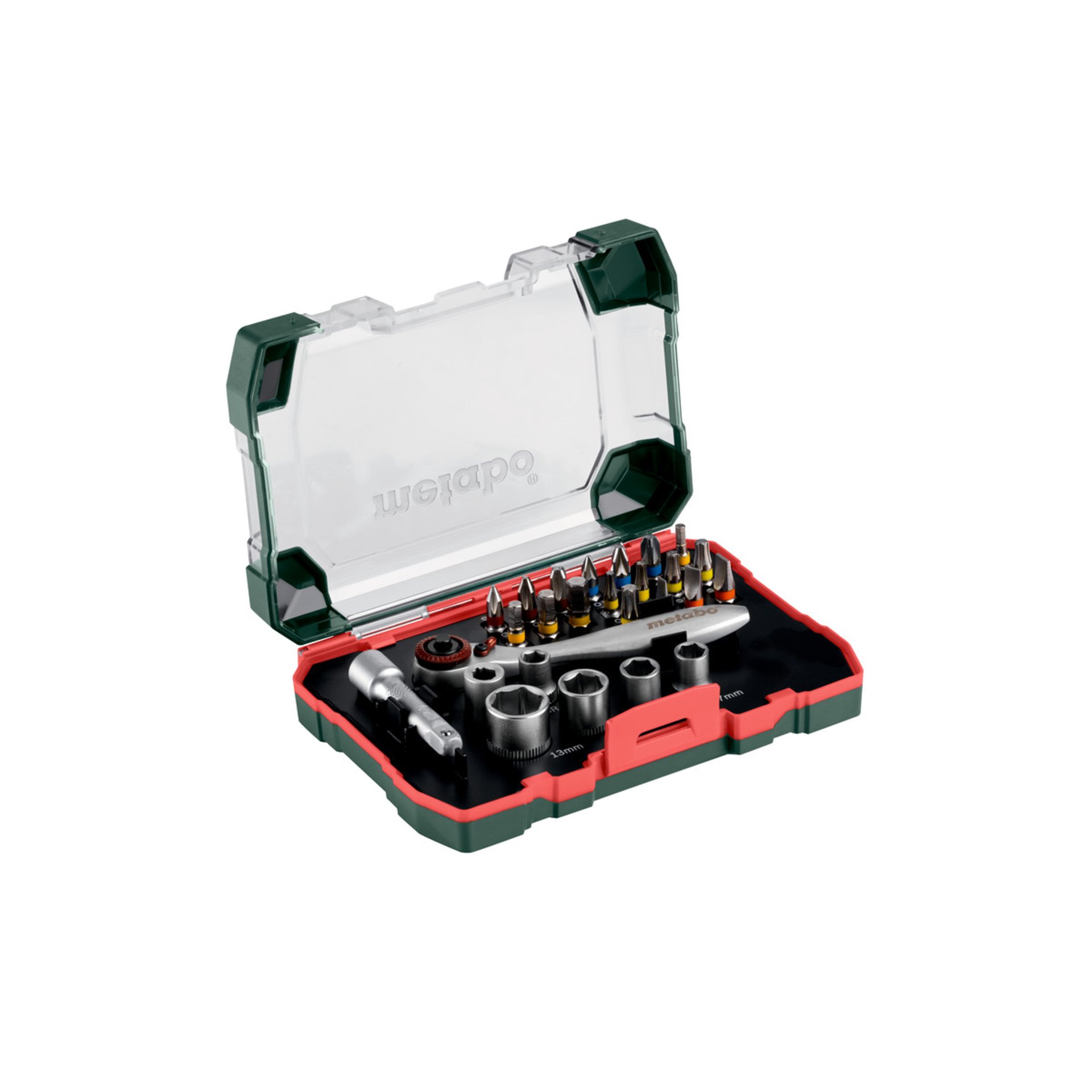 Metabo Bit- und Ratschen-Box SP 26-teilig (626701000) Metabo Bit- und Ratschen-Box SP 26-teilig (626701000)