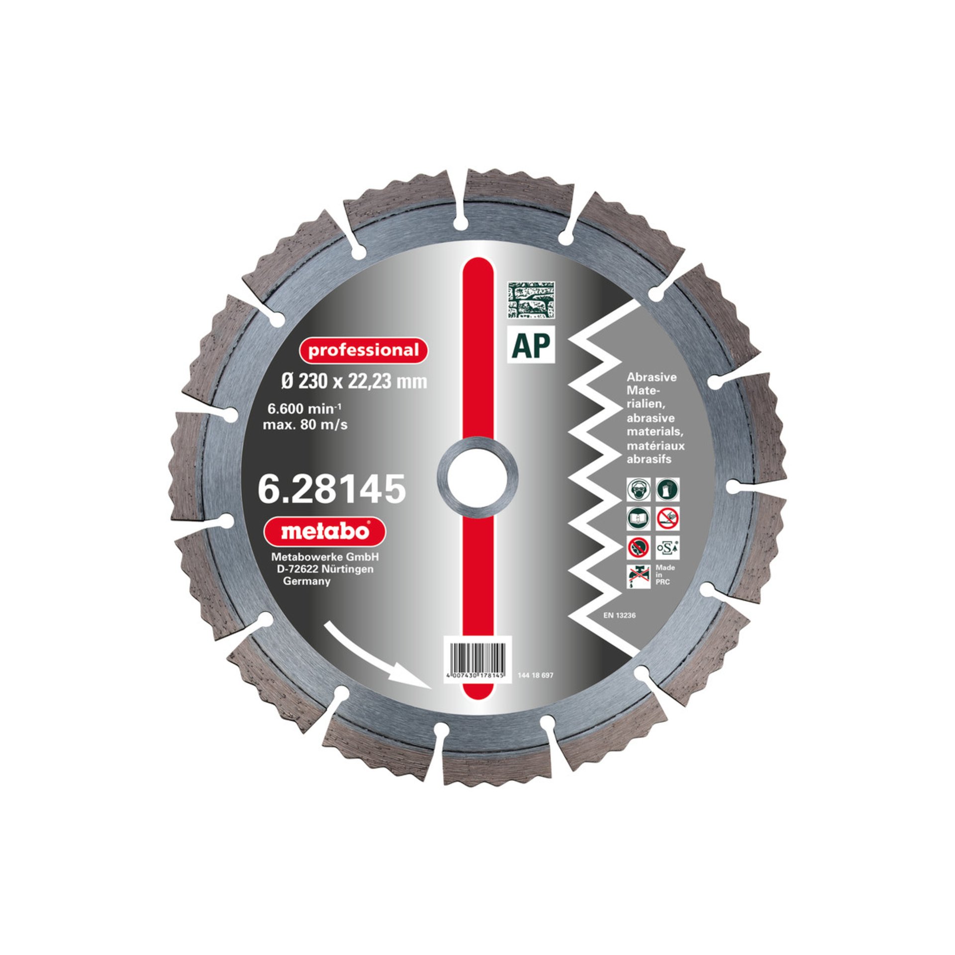 Metabo Dia-TS, 115x2,15x22,23mm, "professional", "AP", Abrasiv (628141000) Elektronik, Hardware, Computerausrüstung