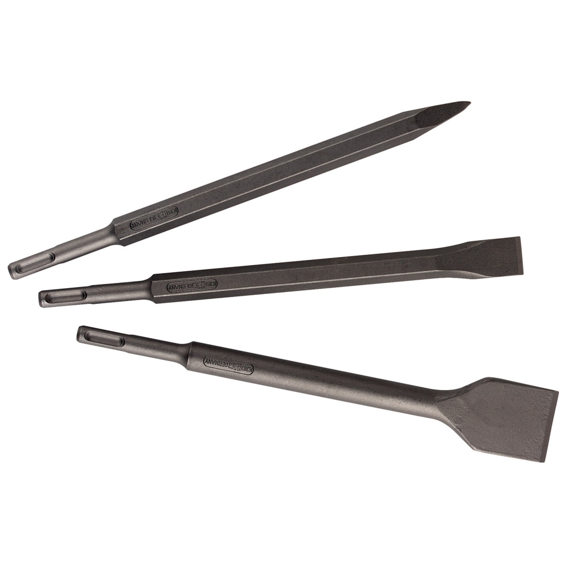 Metabo SDS-plus-Meißelsatz, "professional", 3-teilig (630478000) Rauchrohr, Klinge, Dolch, Messer, Waffe