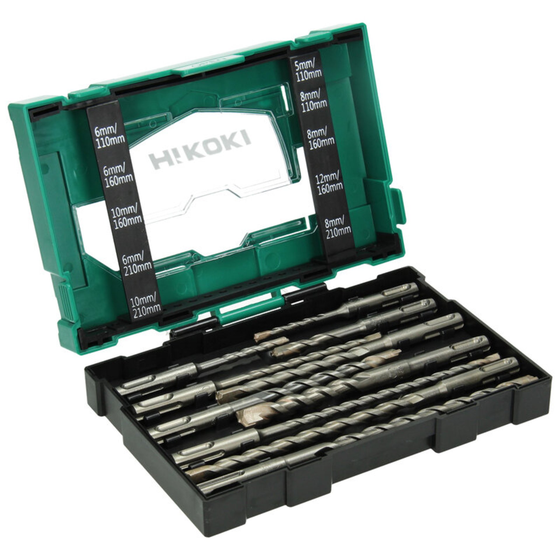 Hikoki 40030030 10 PCS SDS-PLUS HAMMER DRILL BIT SET (BOX III) Hikoki 40030030 10 PCS SDS-PLUS HAMMER DRILL BIT SET (BOX III)