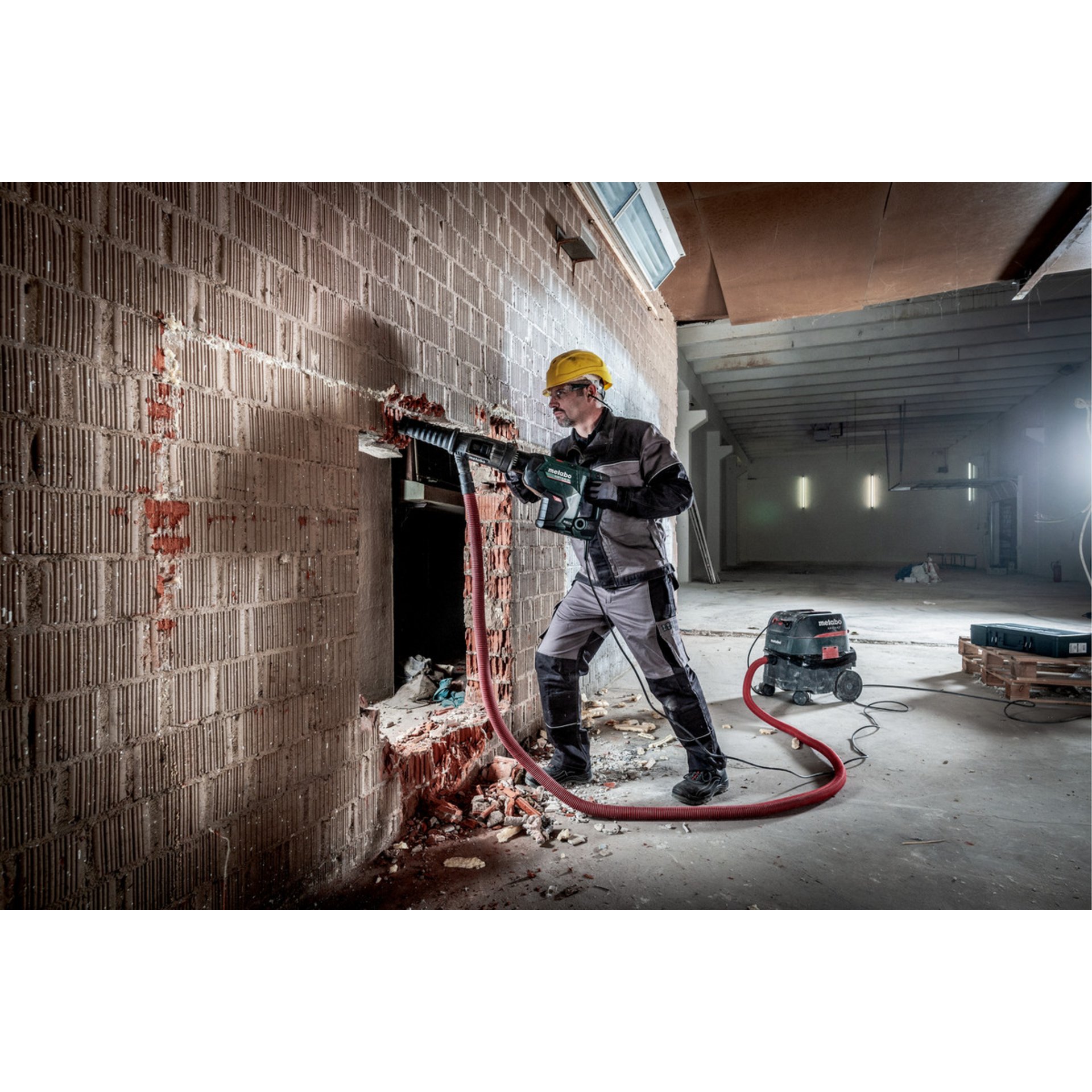 Person, Arbeiter, Helm