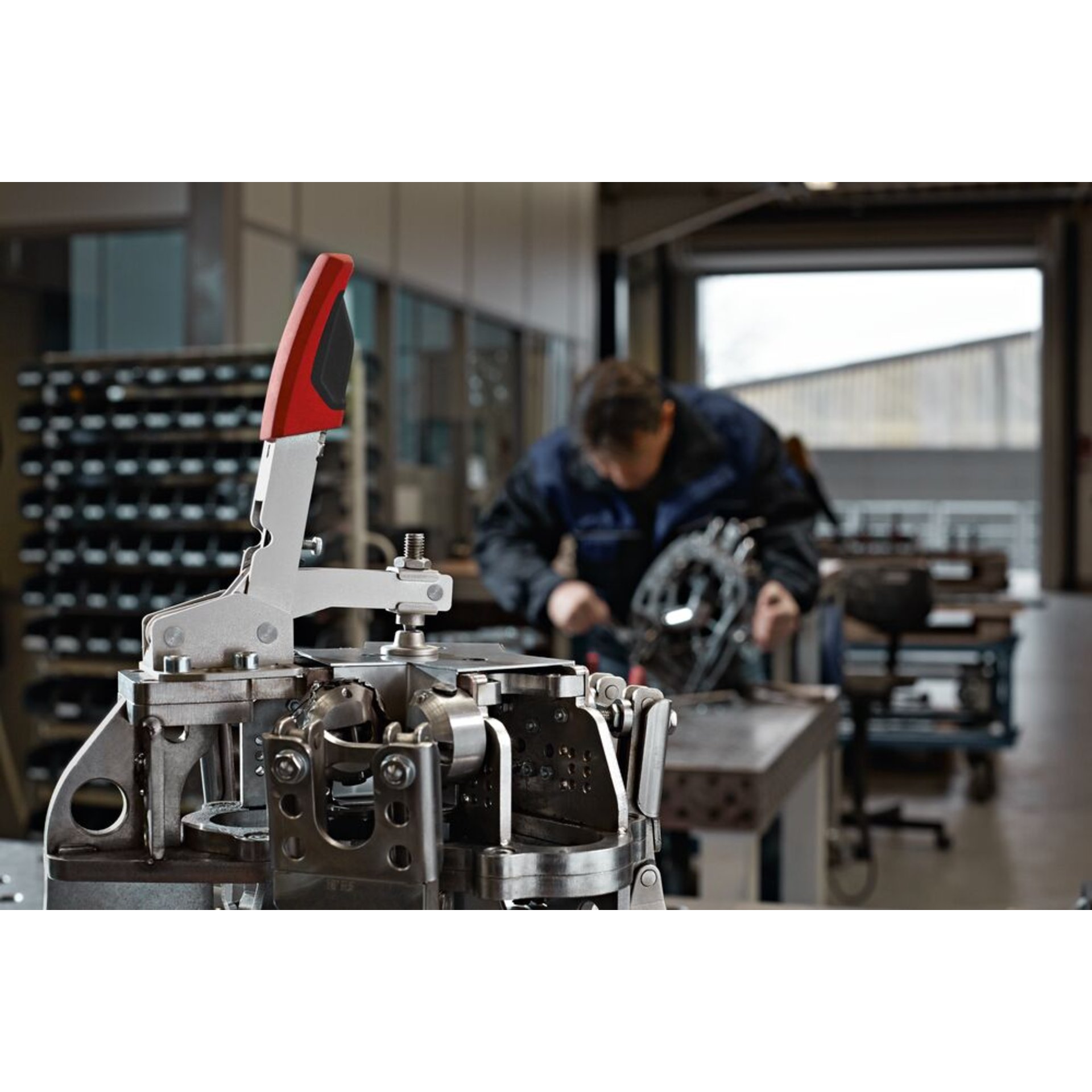 Architektur, Gebäude, Fabrik, Person