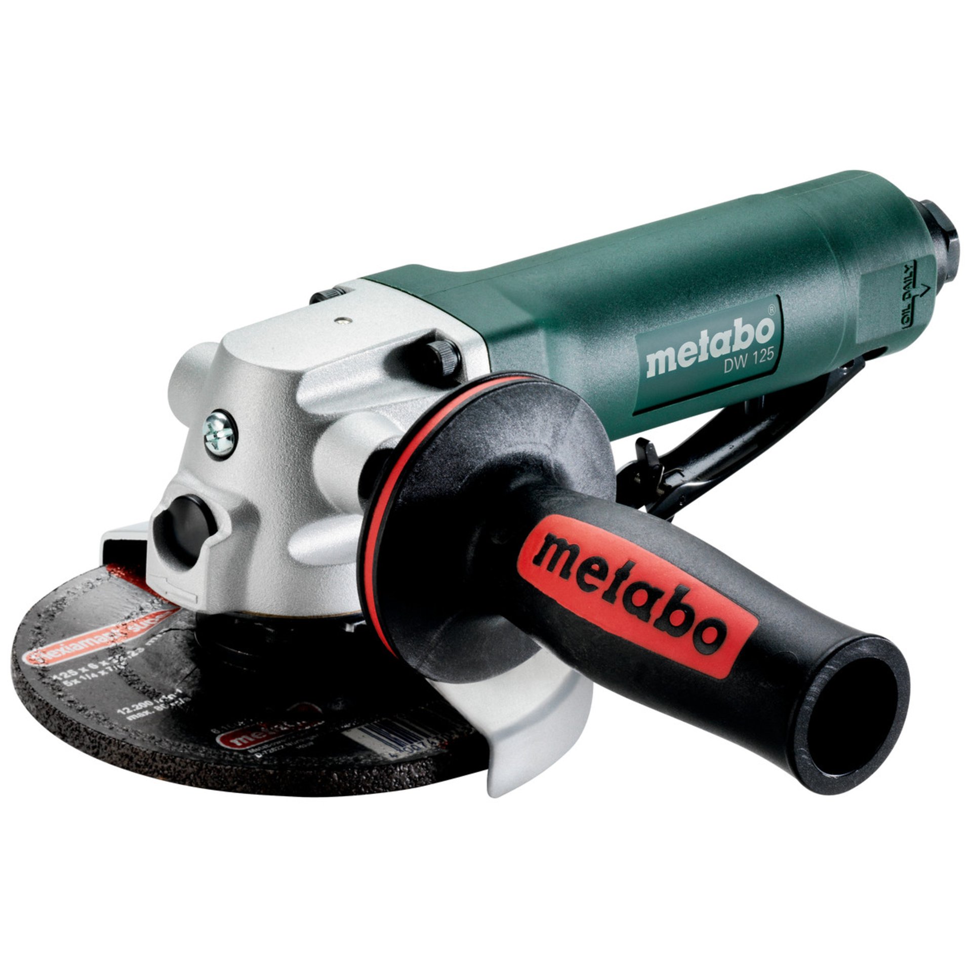 Metabo Druckluft-Winkelschleifer DW 125 (601556000) - Karton Gerät, Elektrische Bohrmaschine, Werkzeug, Maschine