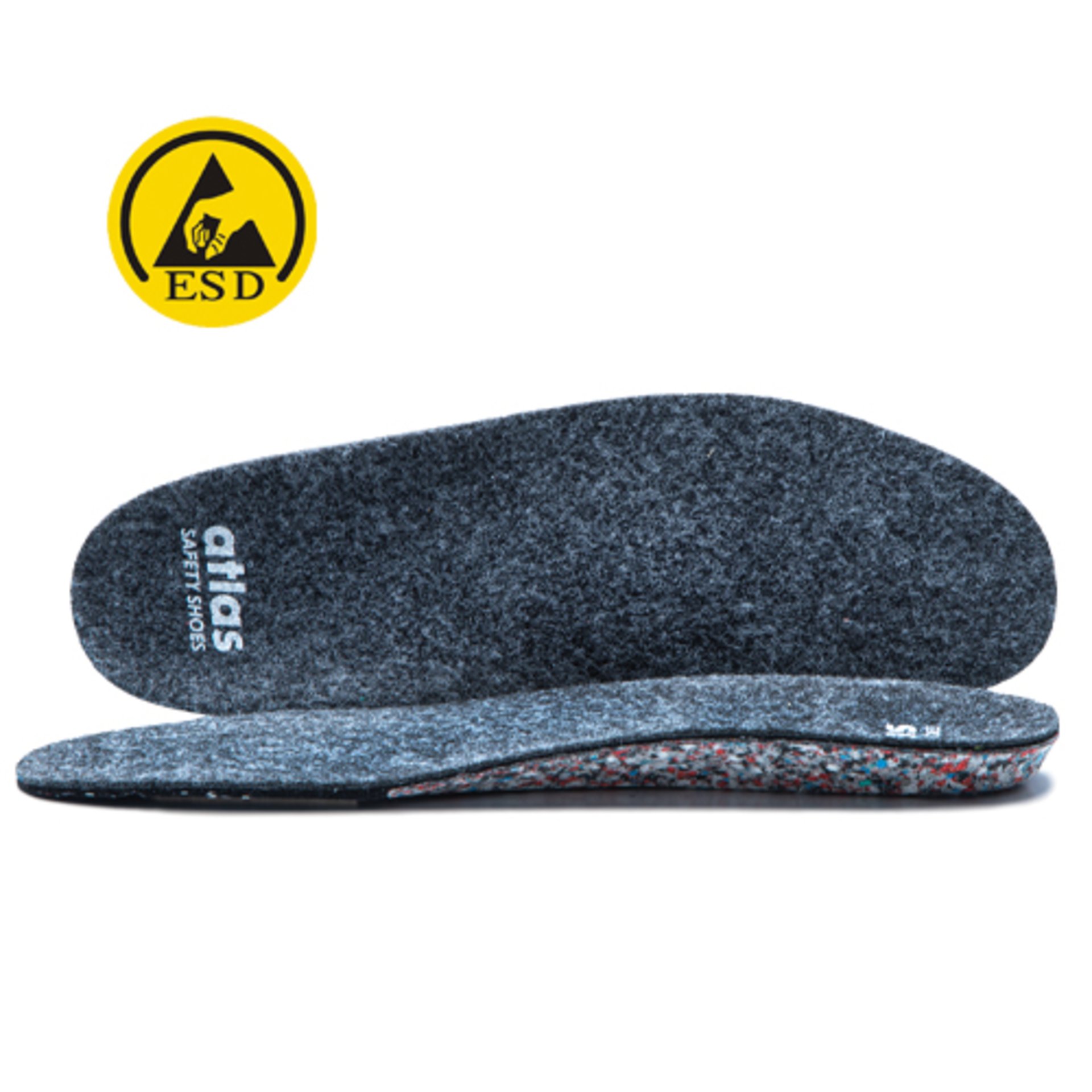 Schuhe, Slipper, Filz, Grau, Textilsohlen