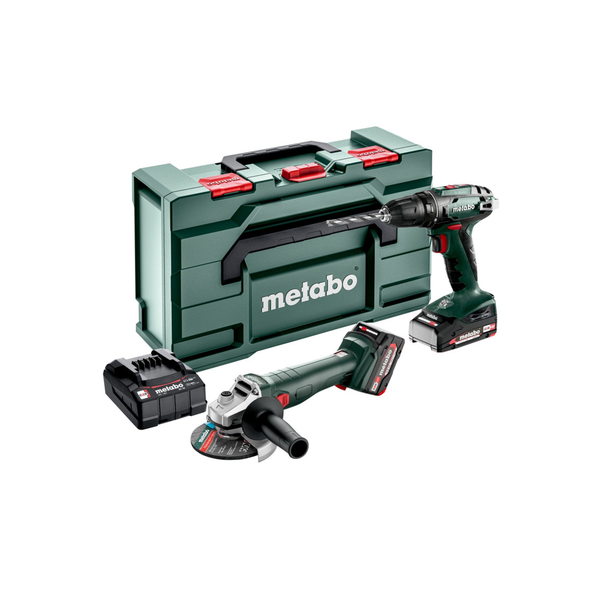 Metabo Akku Combo Set 2.4.3 18 V (685204500) - metaBOX 165 L Gerät, Elektrische Bohrmaschine, Werkzeug