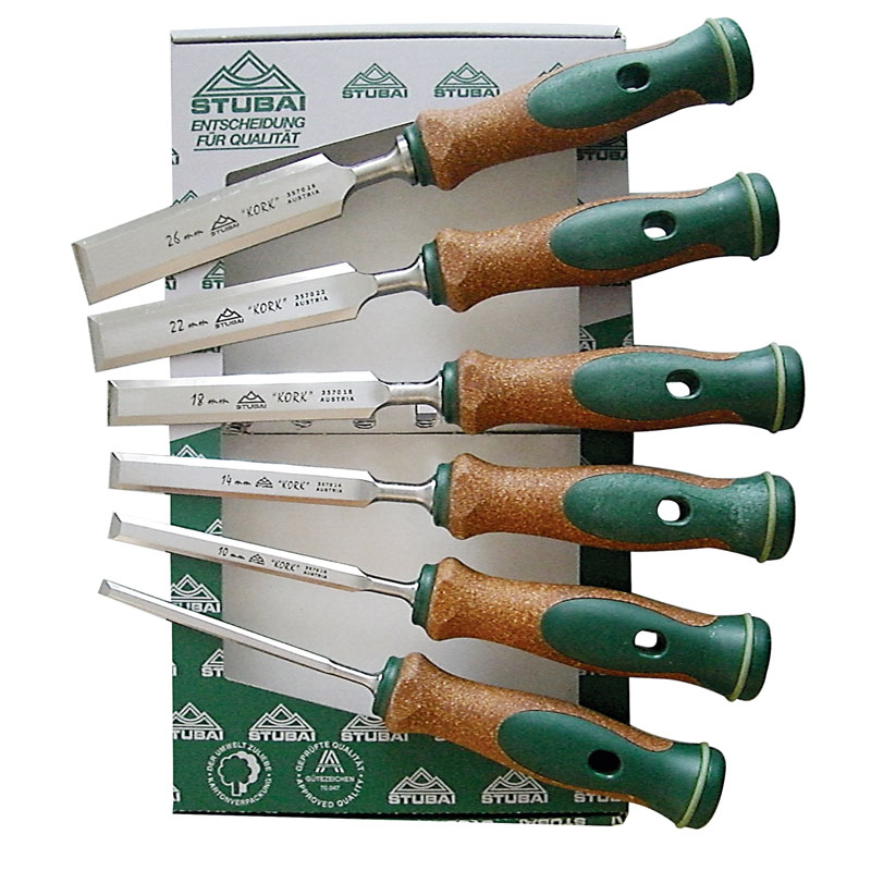 Stubai Spezial-Stemmeisensatz Korkheft, 4-tlg