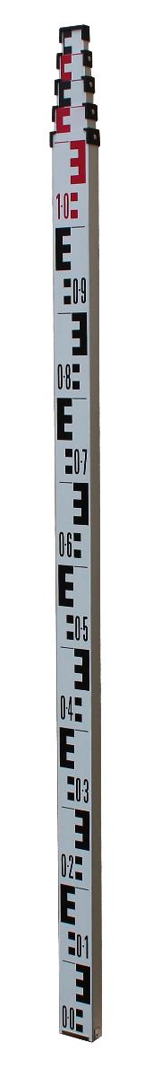 HEDÜ Nivellierlatte 4 m