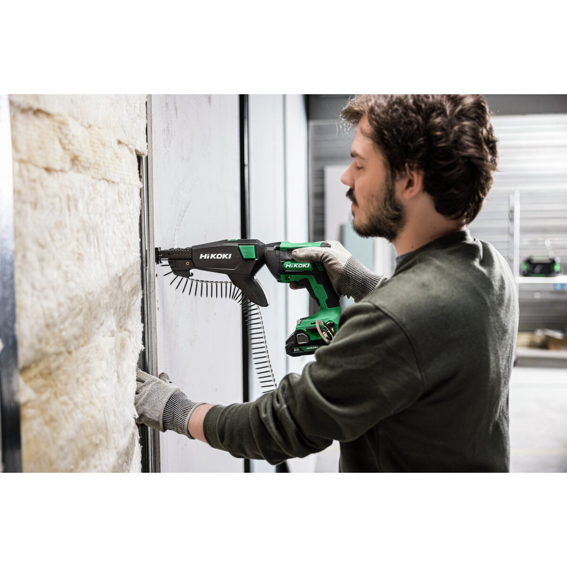 Drinnen, Innenarchitektur, Elektrische Bohrmaschine, Werkzeug, Handschuh