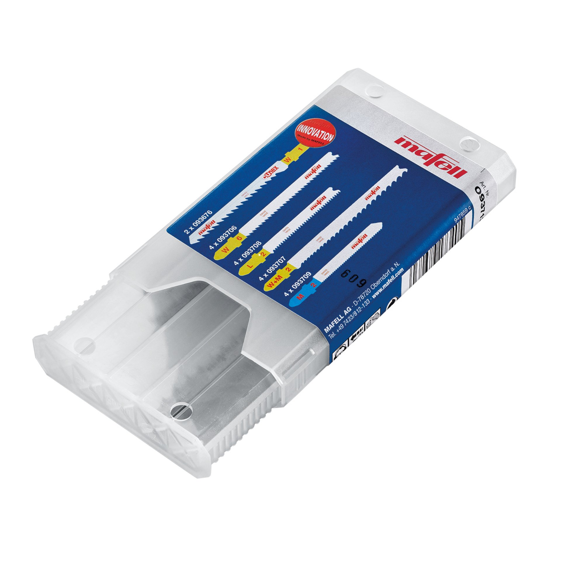 Mafell Sortiment 2, 4 x M2, W6, L2, W+M2, 2 x CUnex W1
