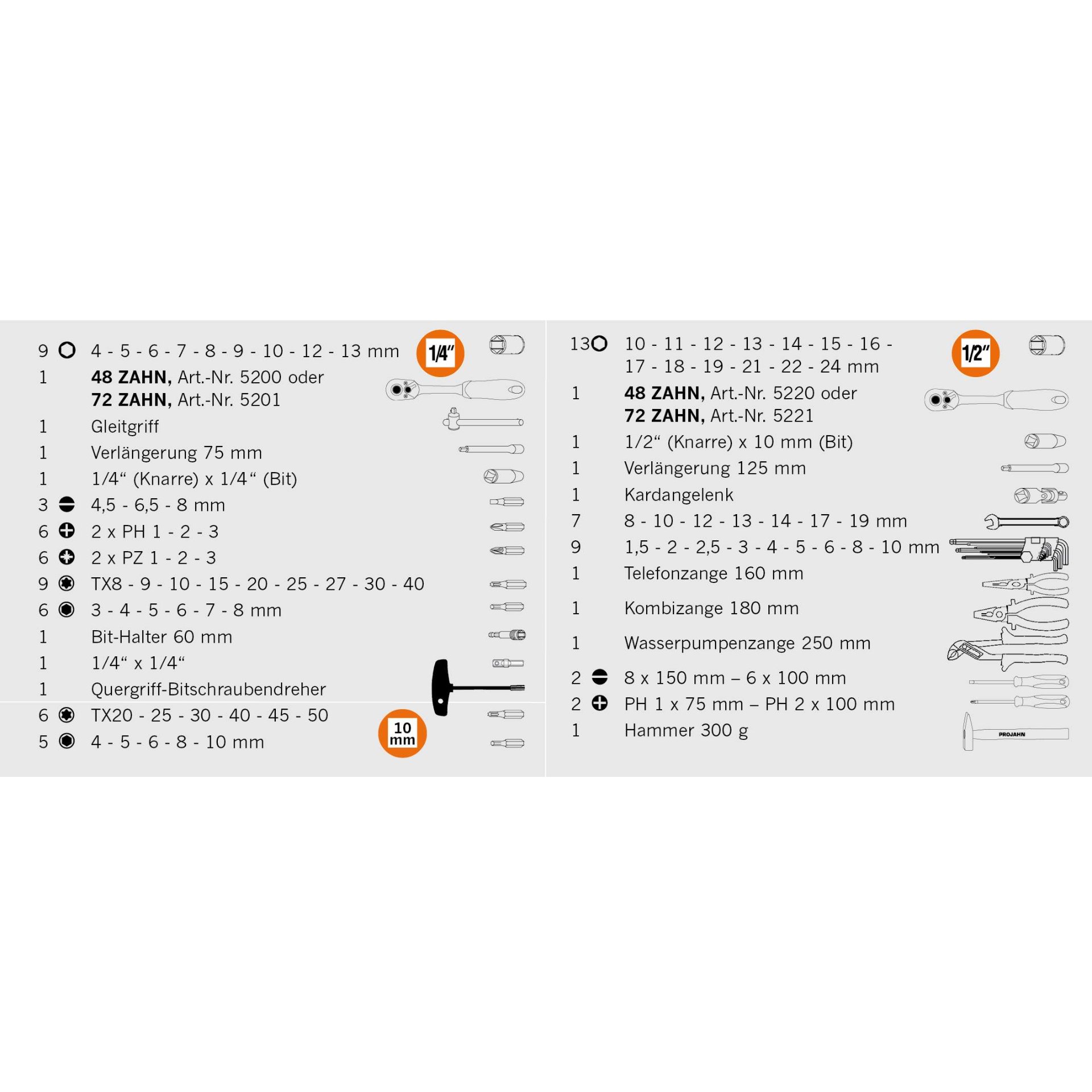 Zubehör, Werkzeugset, Schraubendreher, Bohrerset, Handwerkzeug