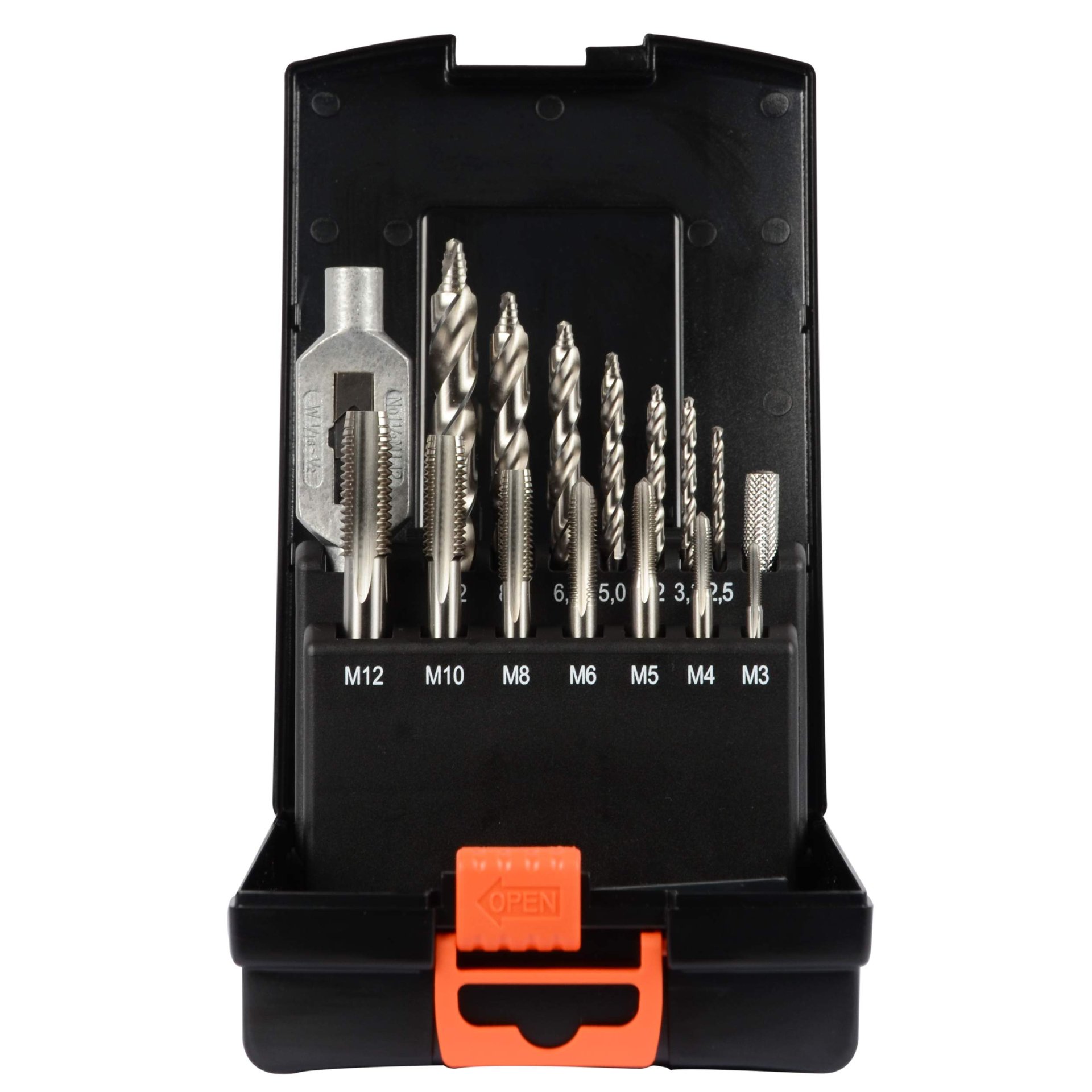 Bohrer-Set, Bohrer, Metallbohrer, Schraubwerkzeug, Koffer