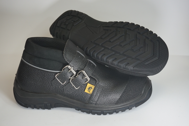 Dachdecker Schnallenstiefel S3, Leichtlaufsohle PU/Gummi